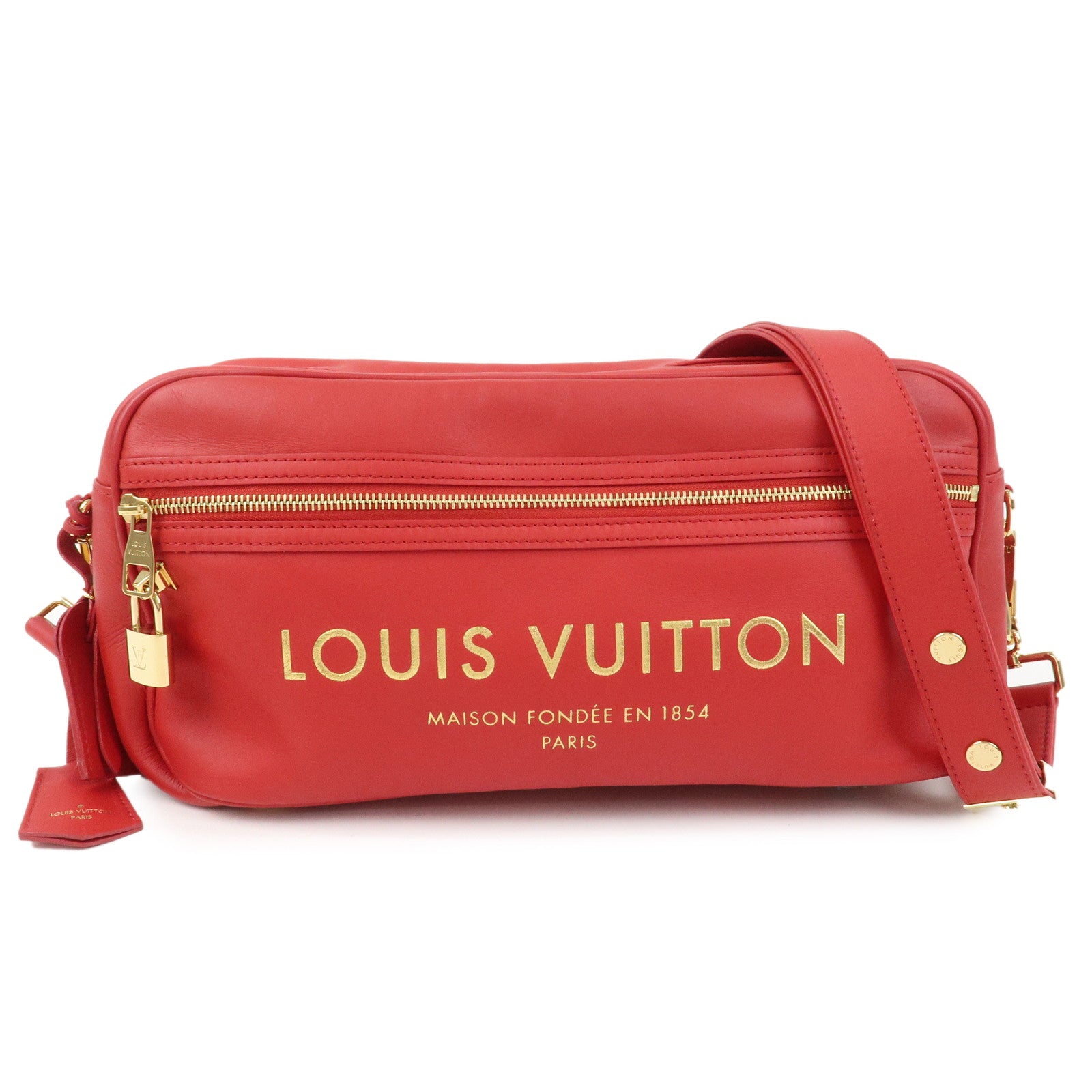 Louis Vuitton Paname Line Take Off Shoulder Bag Rouge M45511