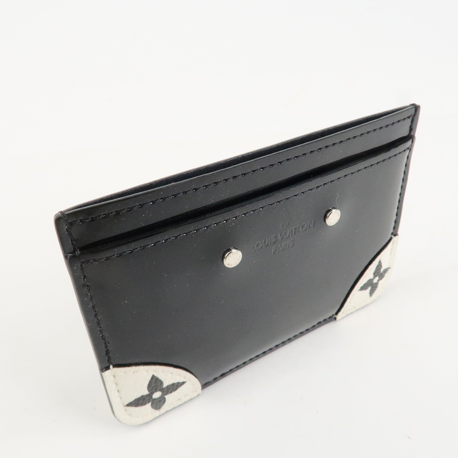 Louis Vuitton Portes Cartes Simple Vernis Leather Card Case M67664 Used