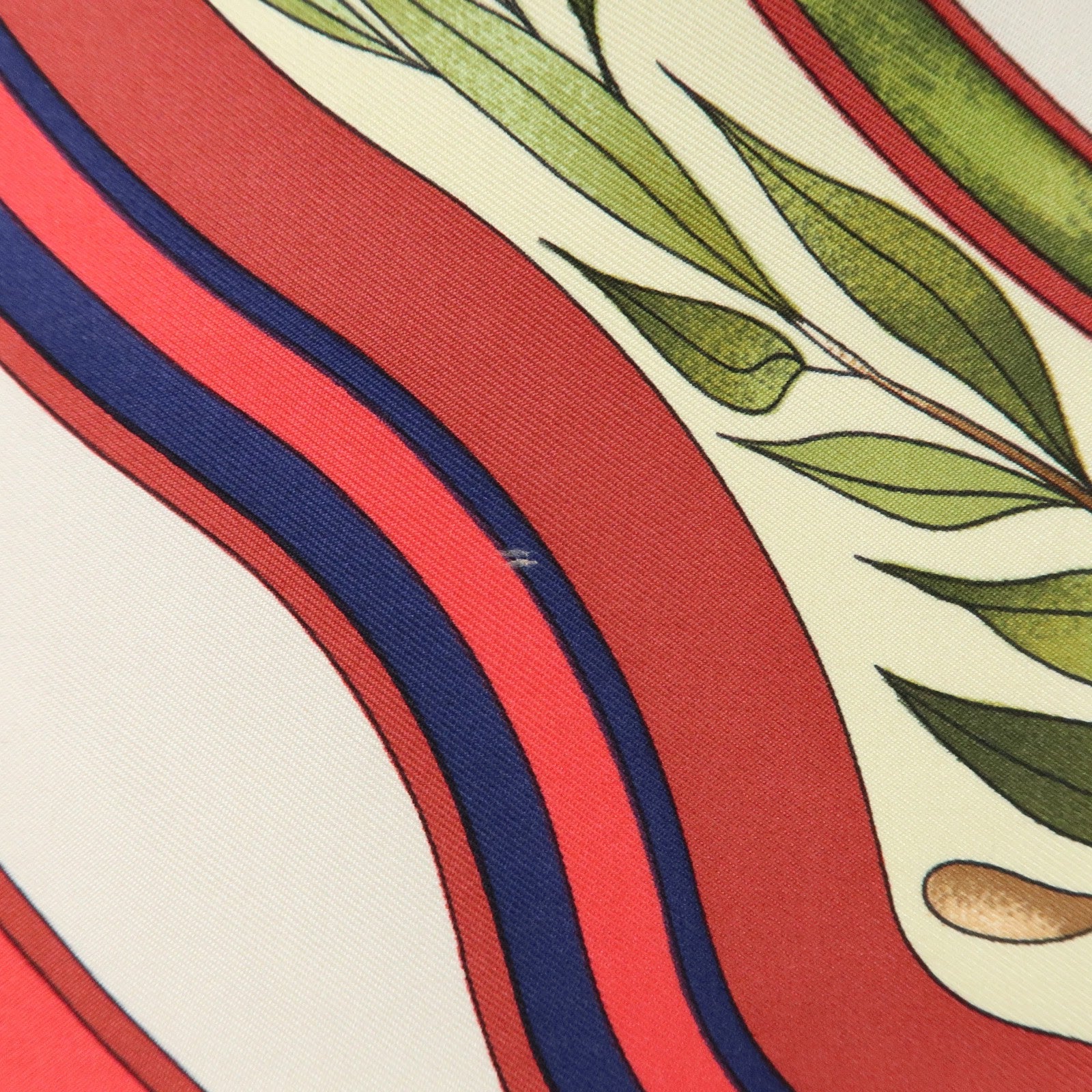 HERMES Carre90 Silk100% Scarf Parmi Les Fleurs Je Compte Les Heures