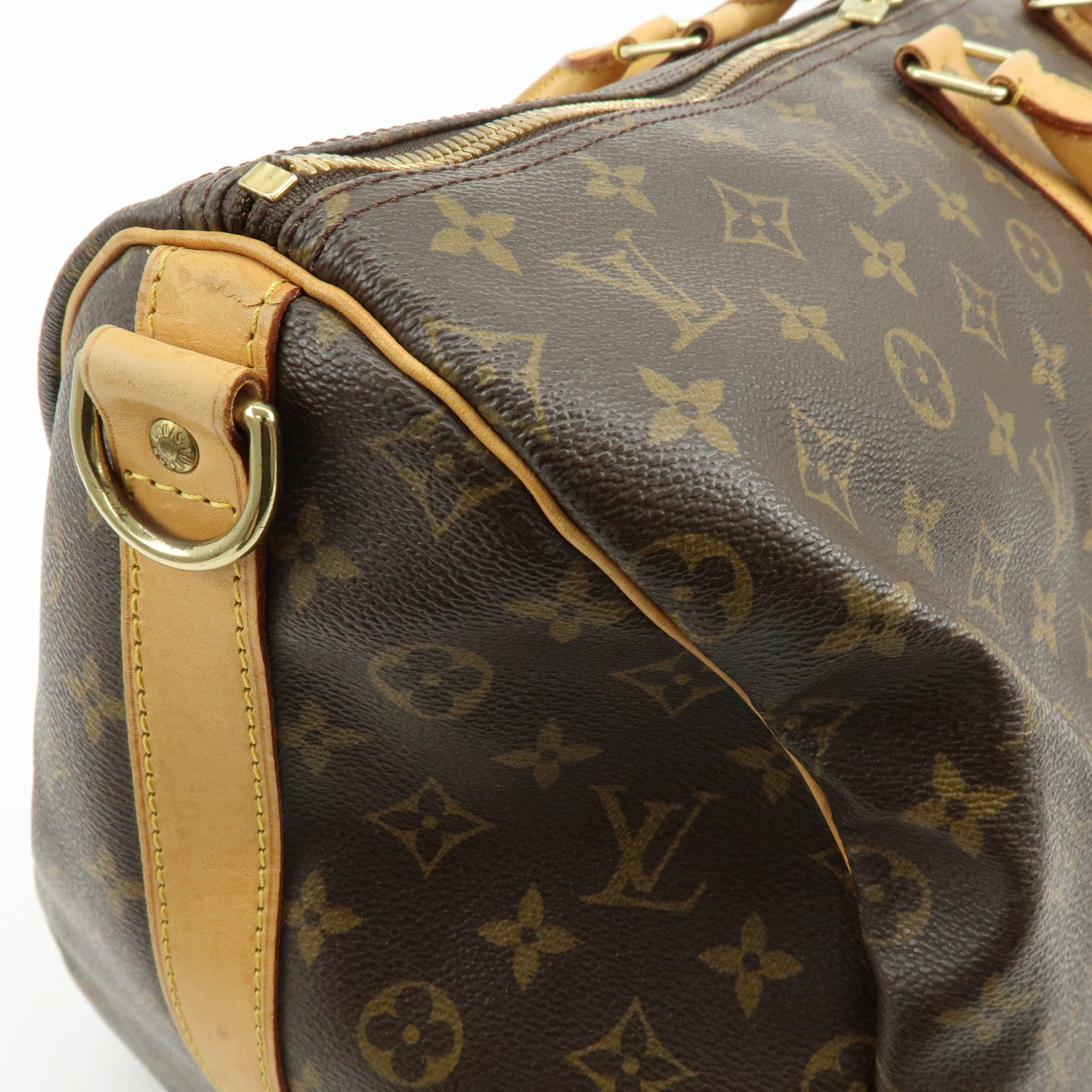 Louis Vuitton Monogram Keep All Bandouliere 50 Boston Bag M41416