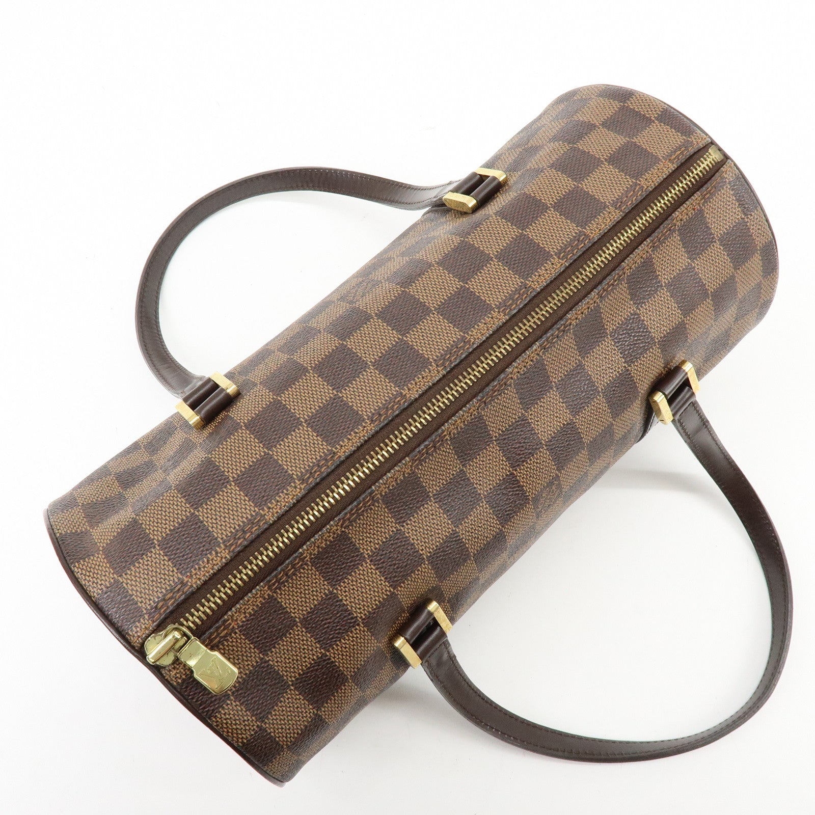 Louis Vuitton Damier Ebene Papillon 30 Hand Bag Brown N51303