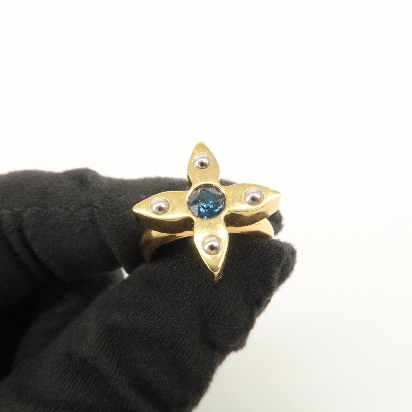 Louis Vuitton Set of 2 Bague Love Letters Ring Size M M67117