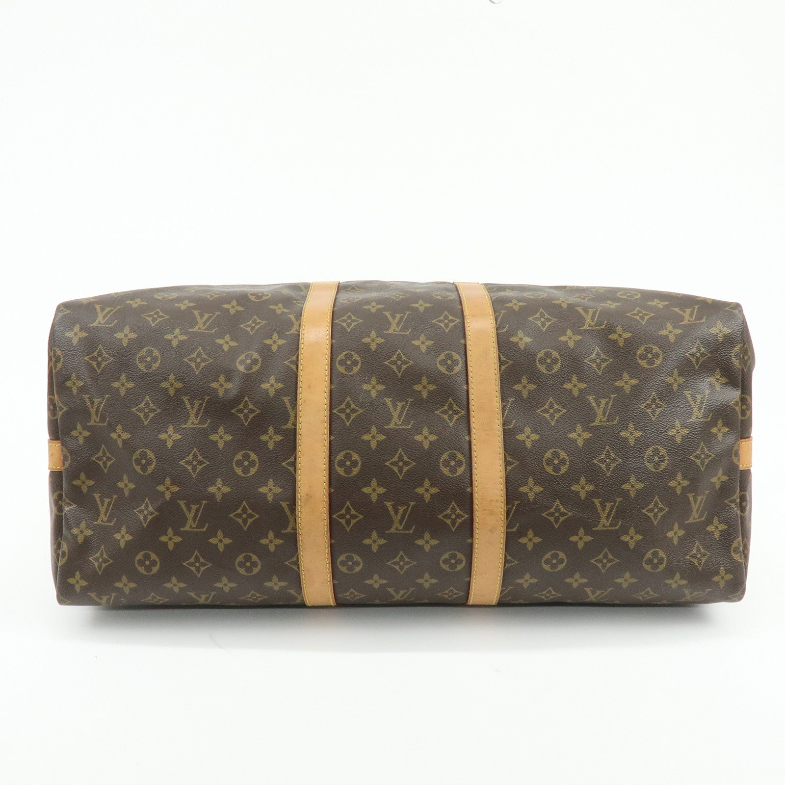 Louis Vuitton Monogram Keep All Bandouliere 55 Boston Bag M41414