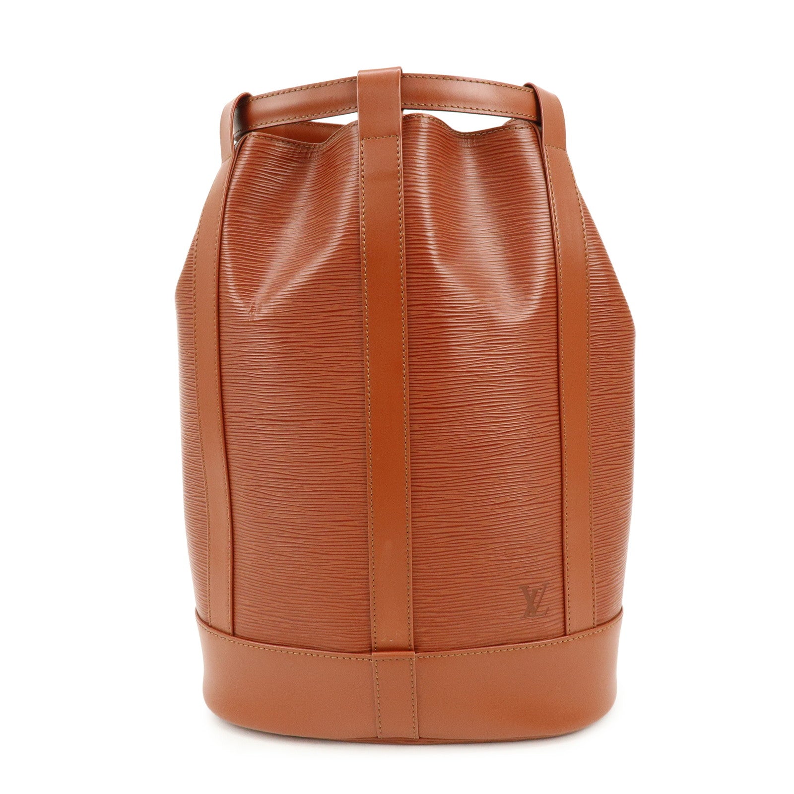 Louis Vuitton Epi Randonnee PM Shoulder Bag Kenya Brown M52353