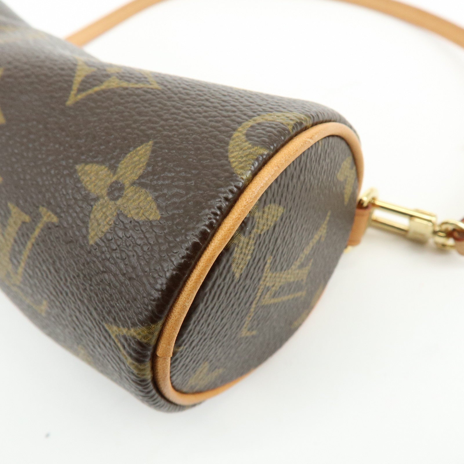 Louis Vuitton Monogram Mini Pouch for Papillon Bag Brown