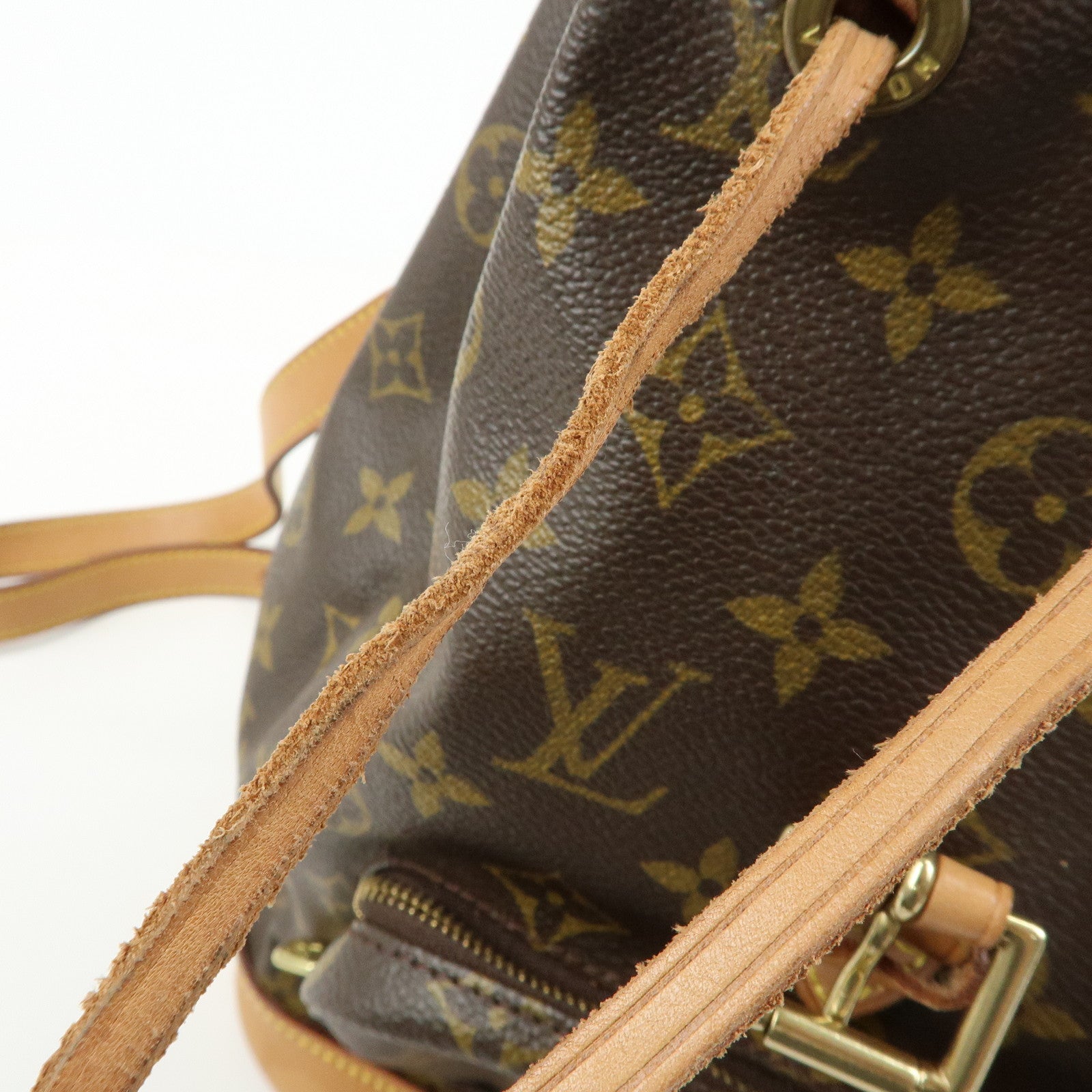 Louis Vuitton Monogram Montsouris MM Backpack Brown M51136