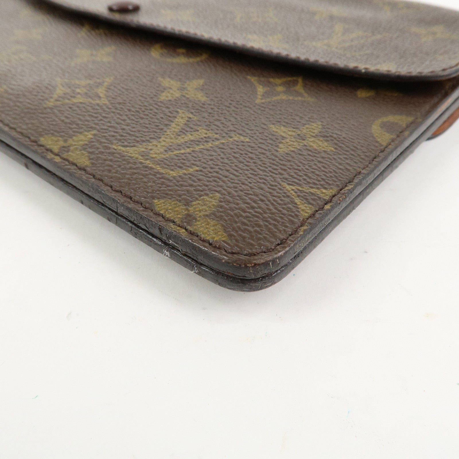 Louis Vuitton Monogram Double Rabat Shoulder Bag Brown M51815