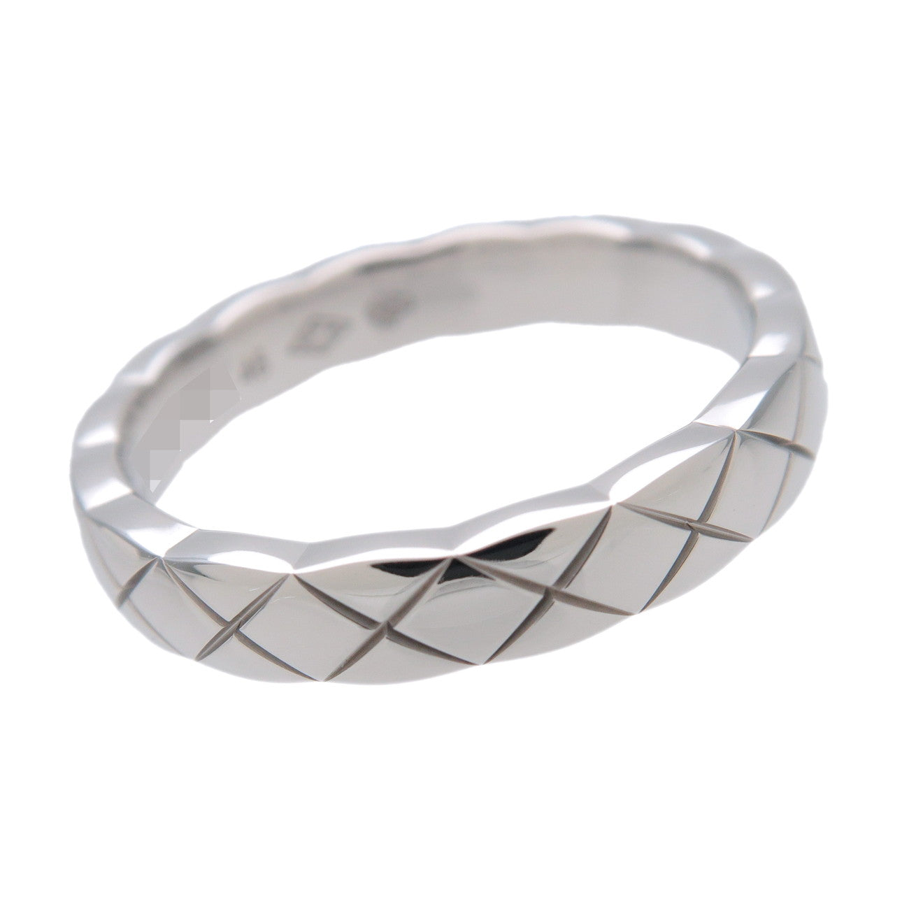 CHANEL COCO Crush Mini Ring K18 750WG White Gold US3.5 J11785