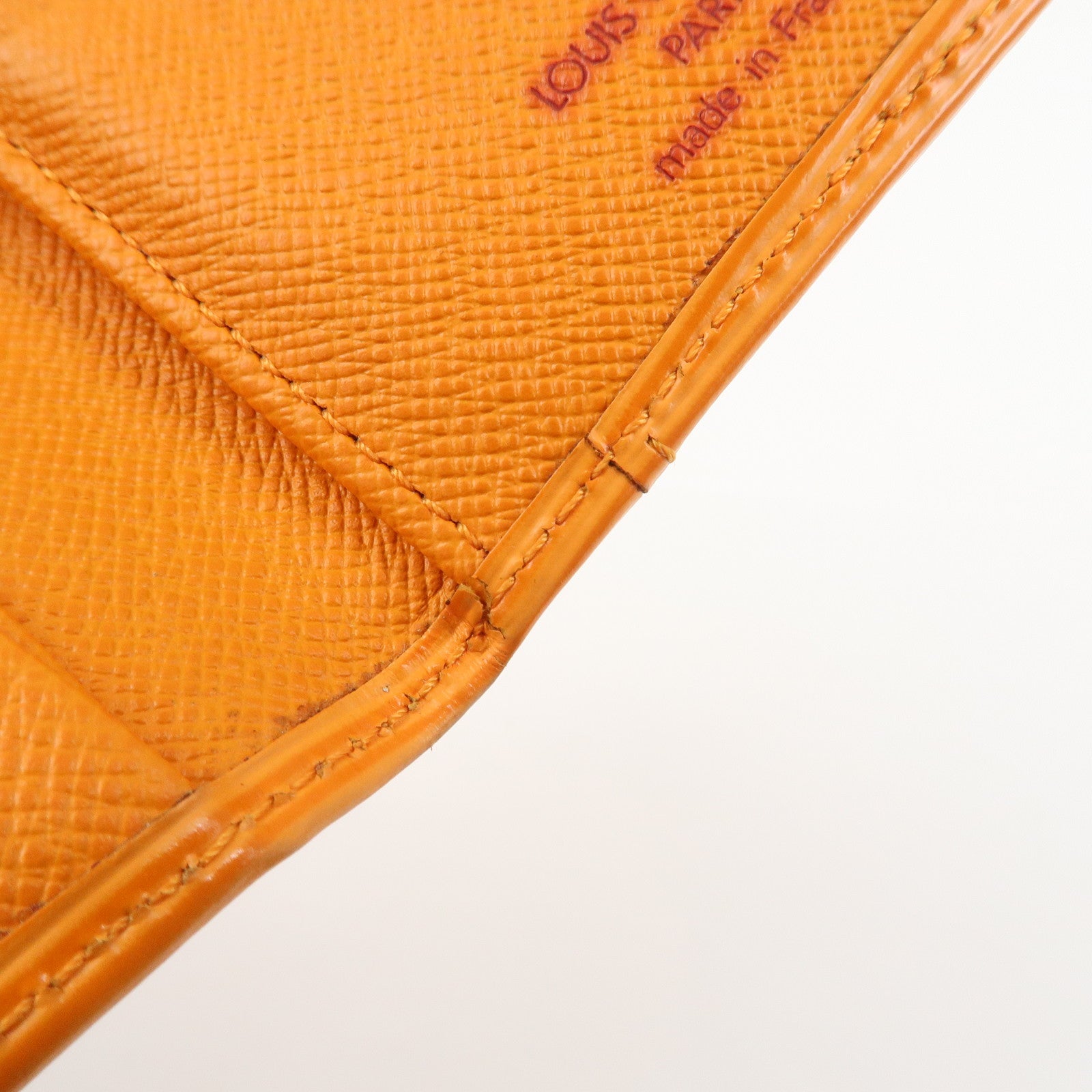 Louis Vuitton Epi Organizer de Poche Card Case Mandarin M6358H