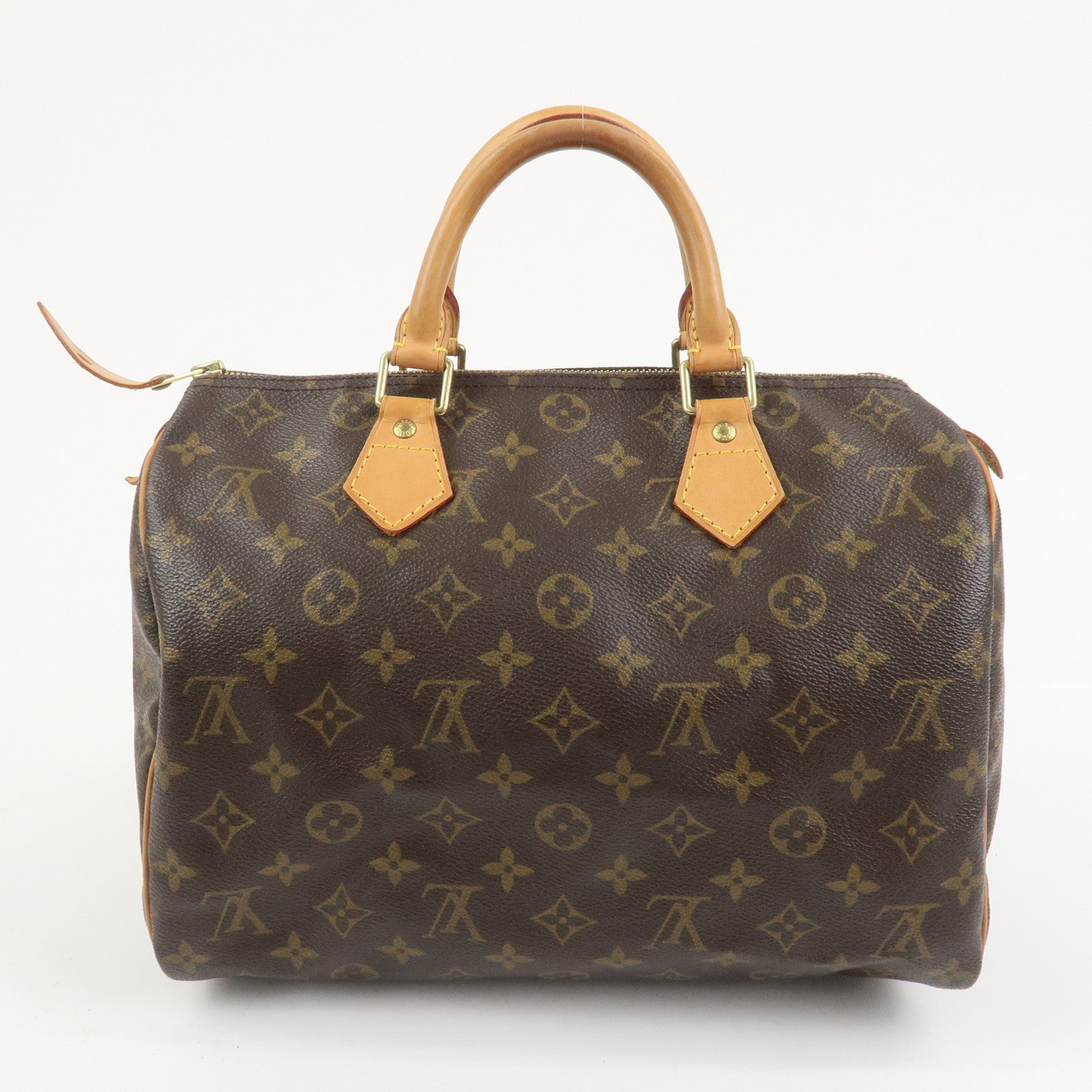 Louis Vuitton Monogram Speedy 30 Boston Bag Hand Bag Brown M41526