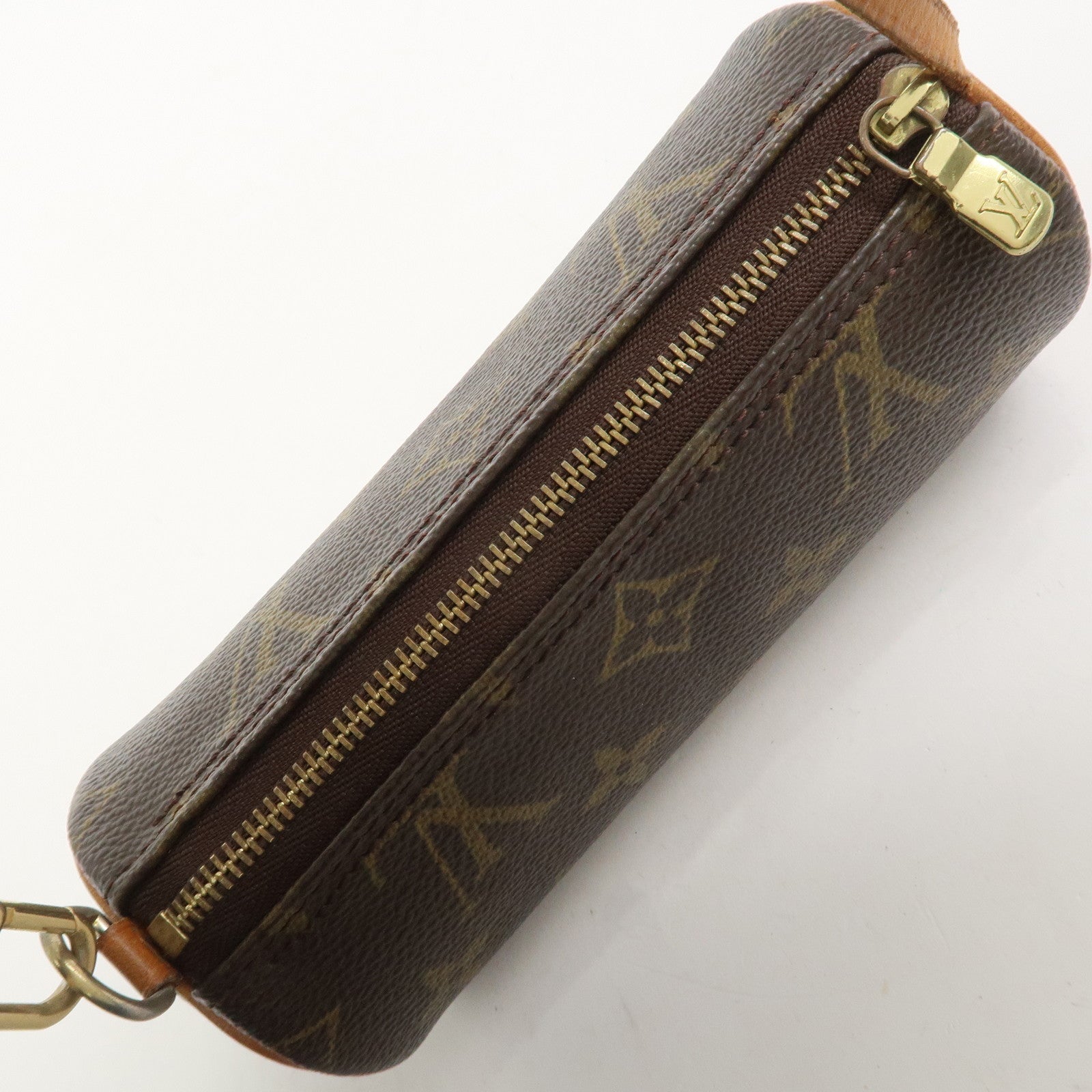 Louis Vuitton Monogram Canvas Mini Pouch for Papillon Bag Brown