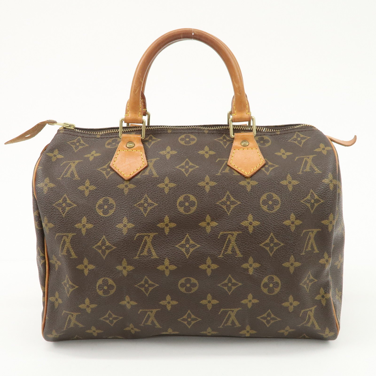 Louis Vuitton Monogram Speedy 30 Boston Bag Hand Bag M41526 Used