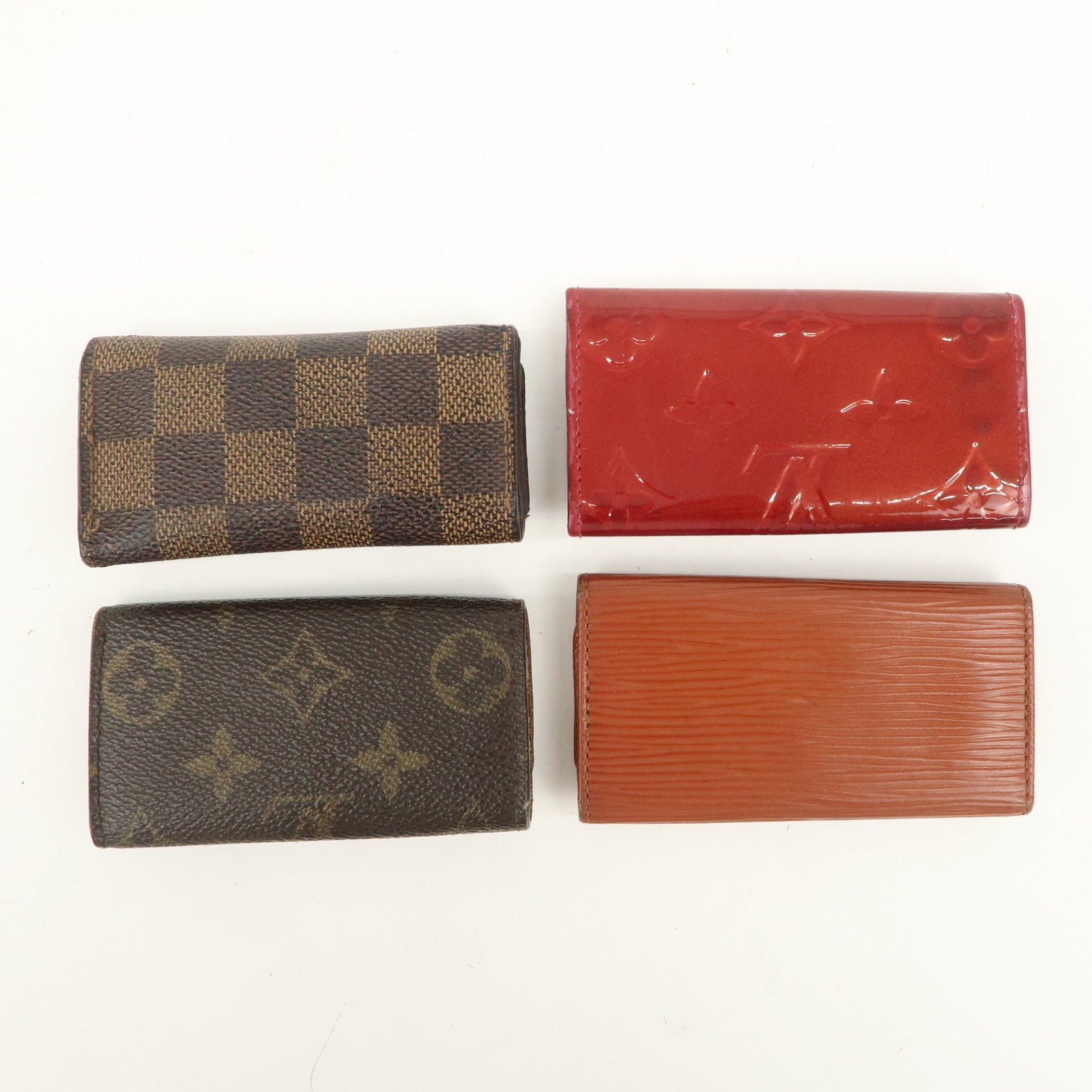 Louis Vuitton Set of 4 Key Case M91976/M62631/M63823/N62631