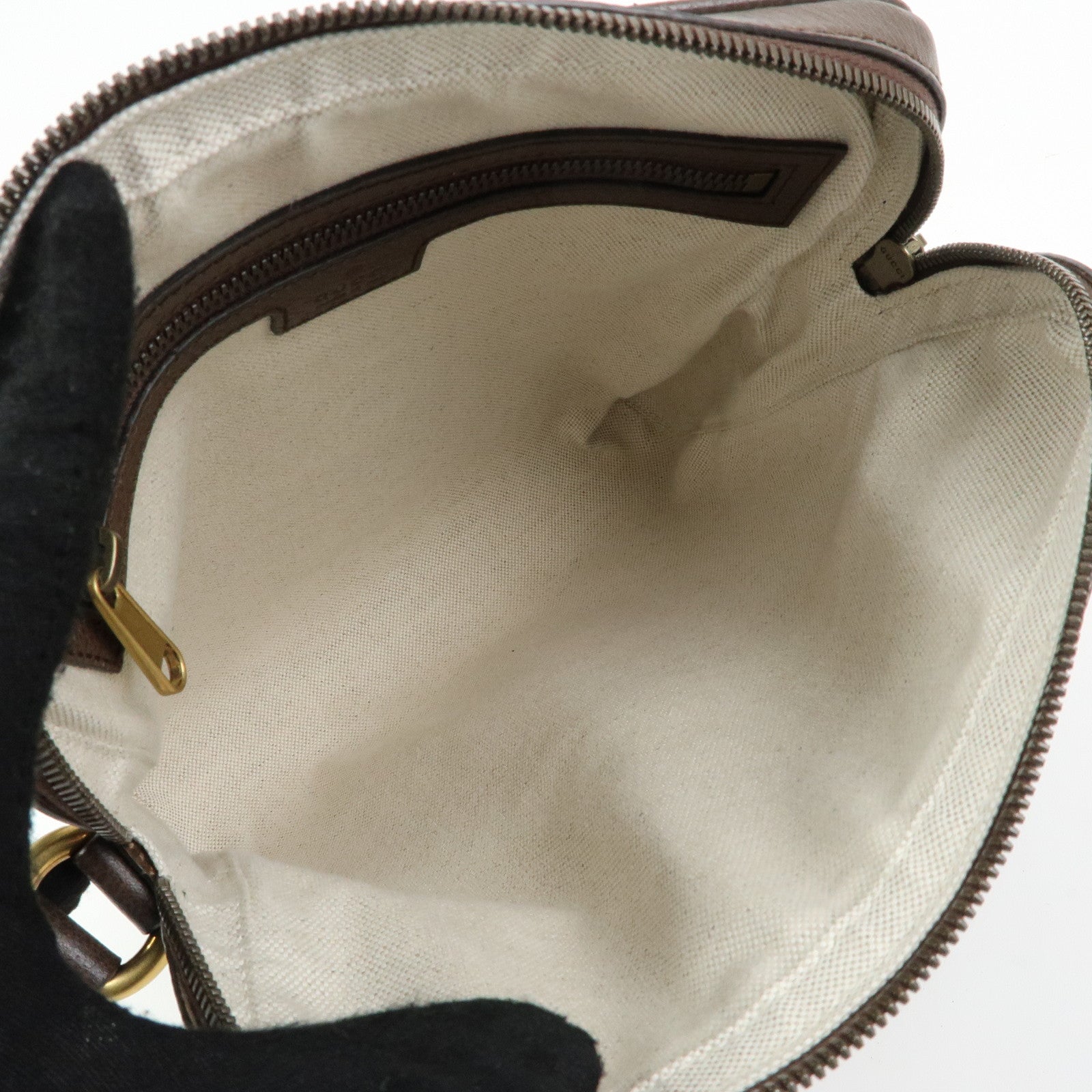 GUCCI Ophidia GG Supreme Canvas Leather Shoulder Bag Beige 547926