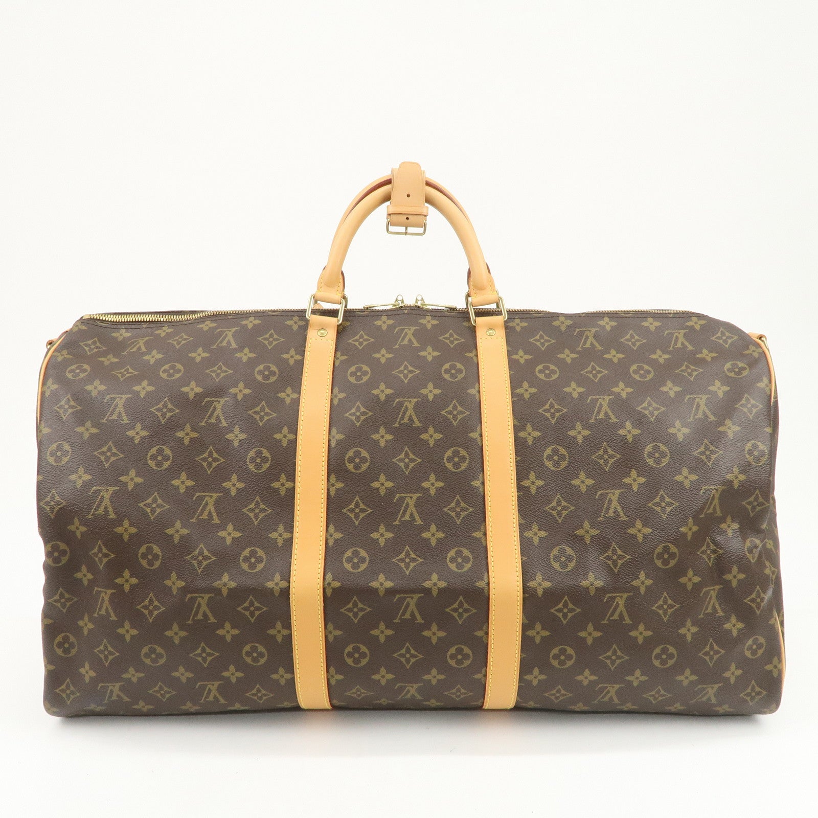 Louis Vuitton Monogram Keep All Bandouliere 60 Boston Bag M41412