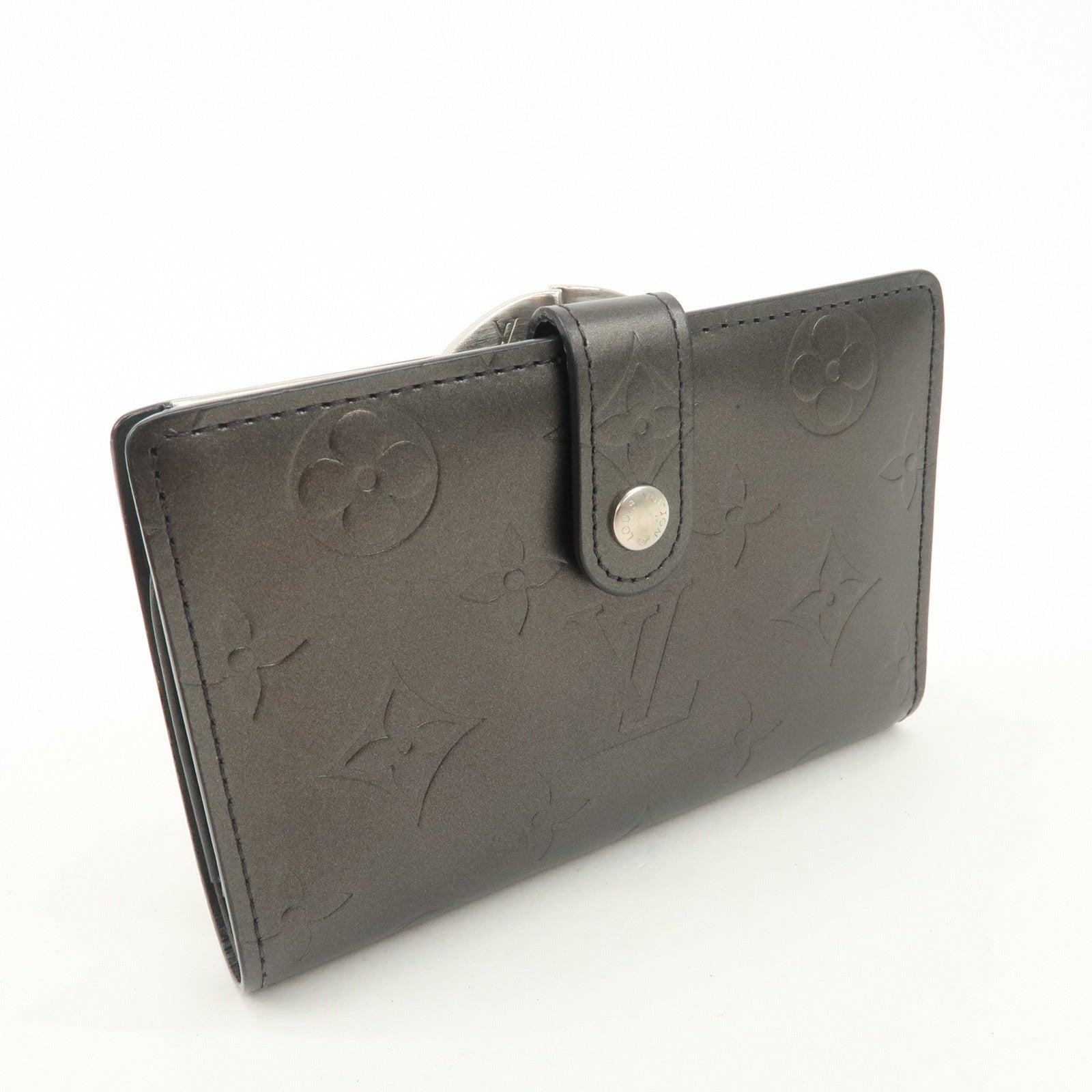 Louis Vuitton Monogram Matte Portefeuille Viennois Noir M65147