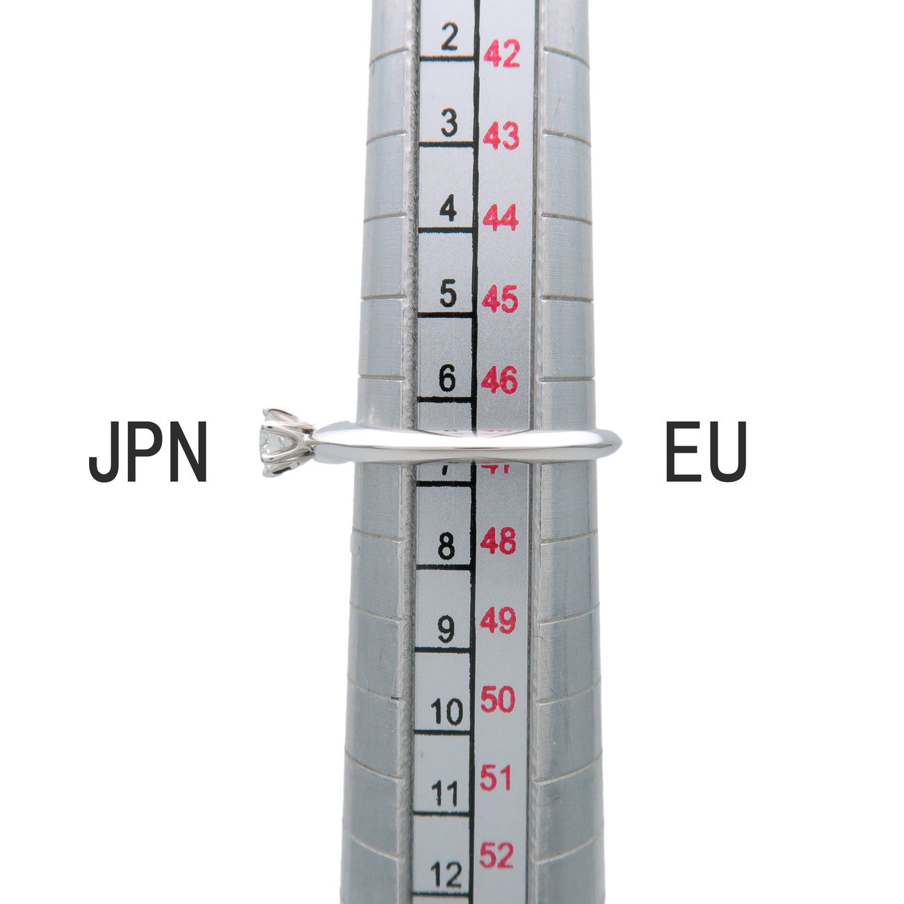 Tiffany & Co Solitaire Diamond Ring 0.19ct PT950 US4 EU47 HK8.5