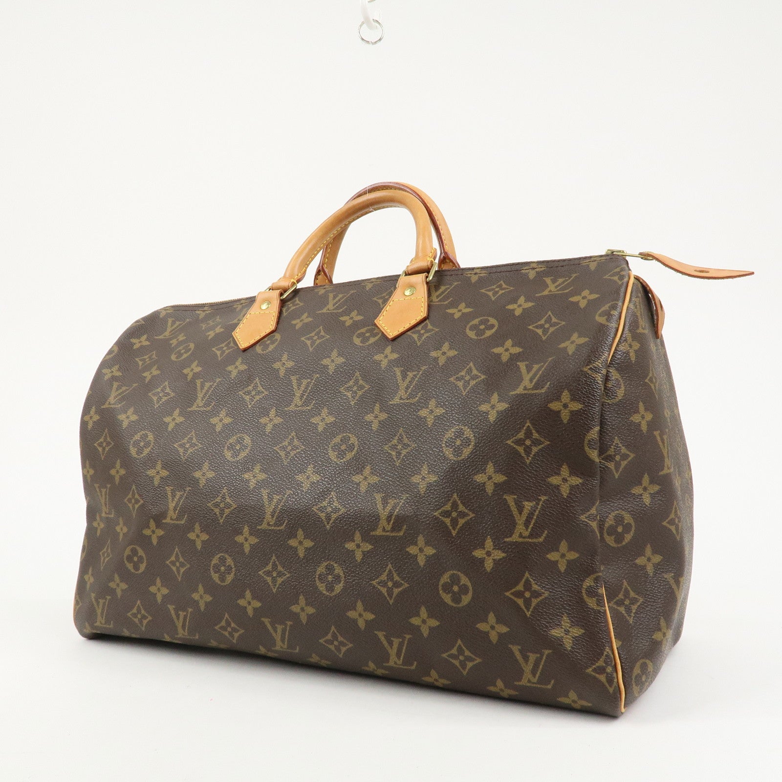 Louis Vuitton Monogram Speedy 40 Hand Bag Boston Bag Brown M41522