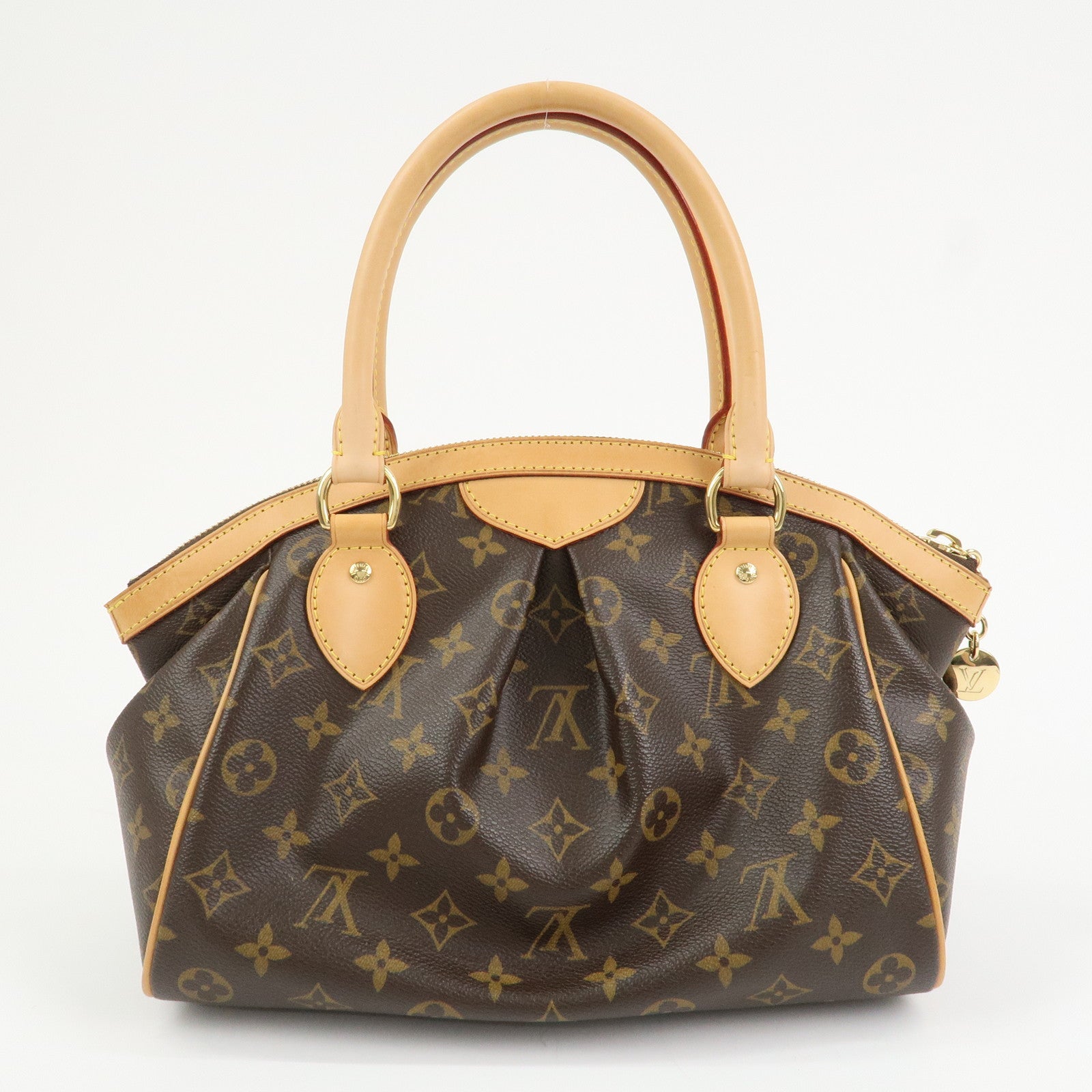 Louis Vuitton Monogram Tivoli PM Hand Bag Shoulder Bag Brown M40143