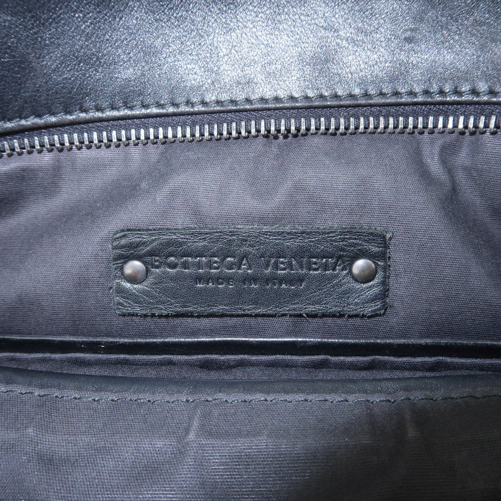 BOTTEGA VENETA Intrecciato Shoulder Bag Crossbody Bag Black 276356