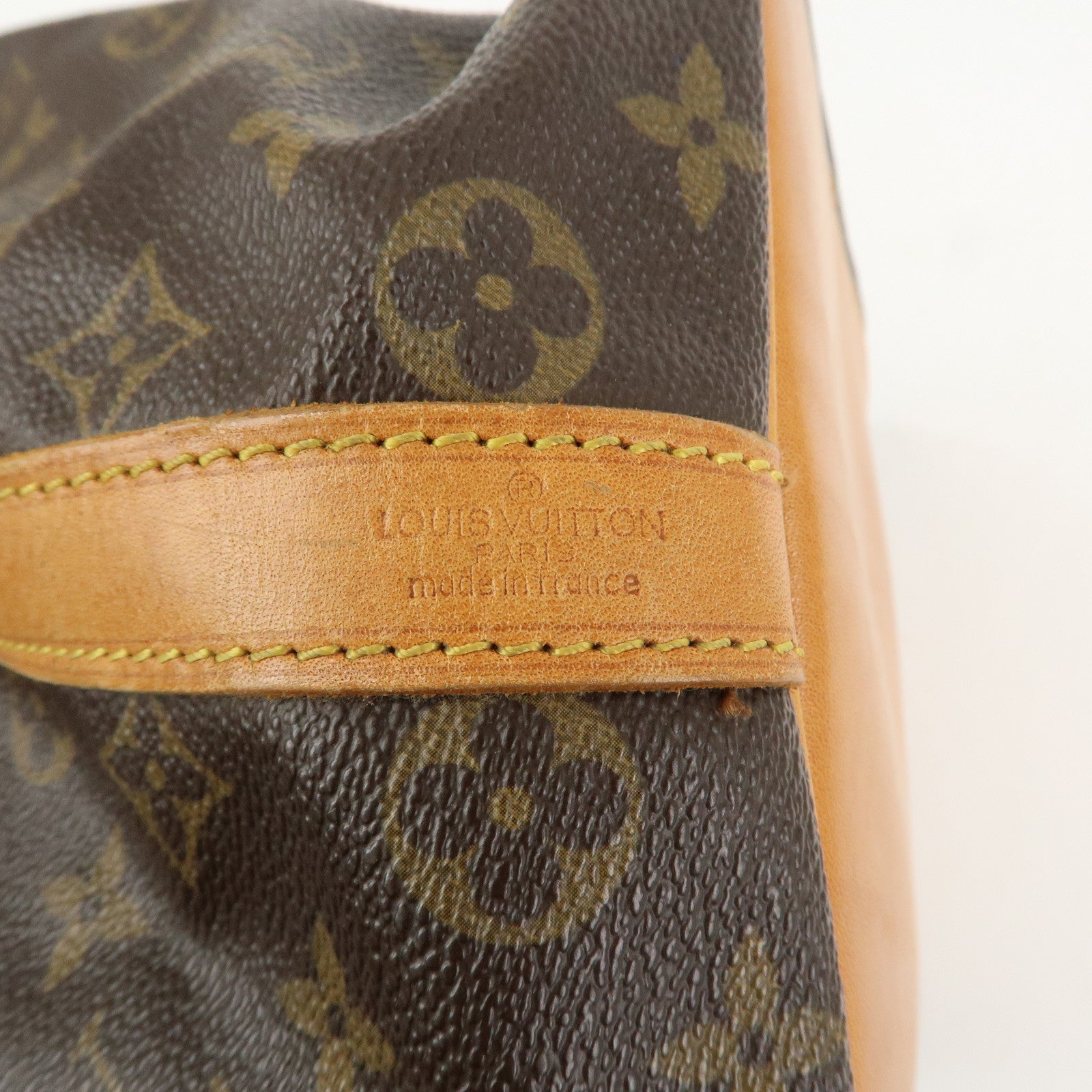 Louis Vuitton Monogram Canvas Petit Noe Shoulder Bag Brown M42226