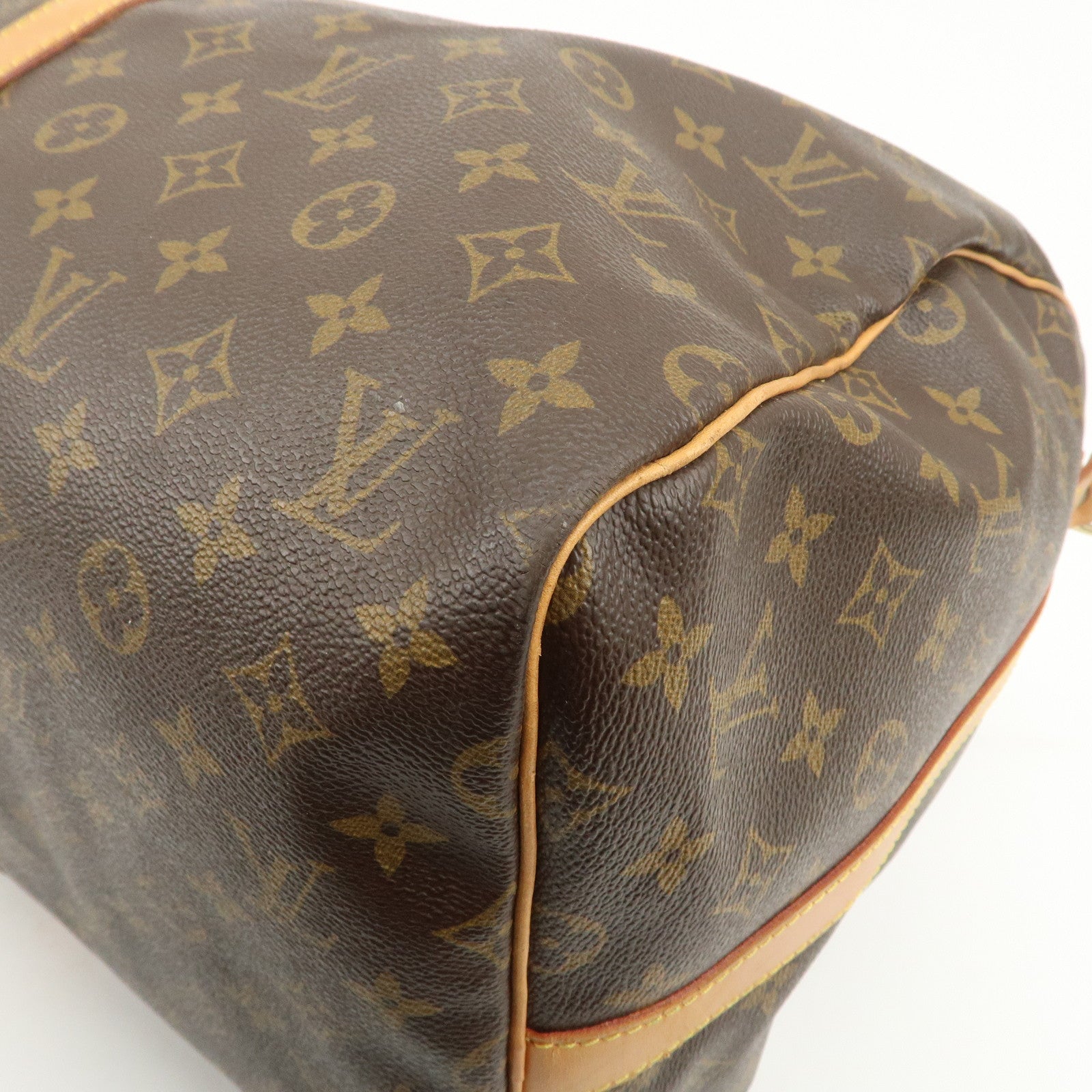 Louis Vuitton Monogram Keep All Bandouliere 55 Boston Bag M41414