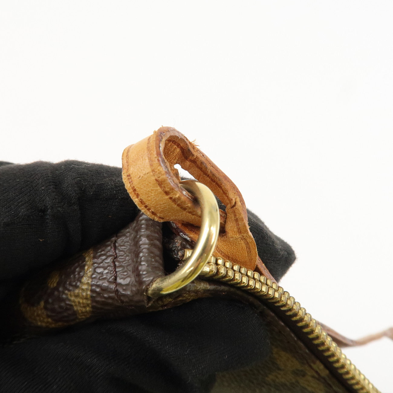 Louis Vuitton Monogram Pochette Accessoires Hand Bag Brown M51980 Used