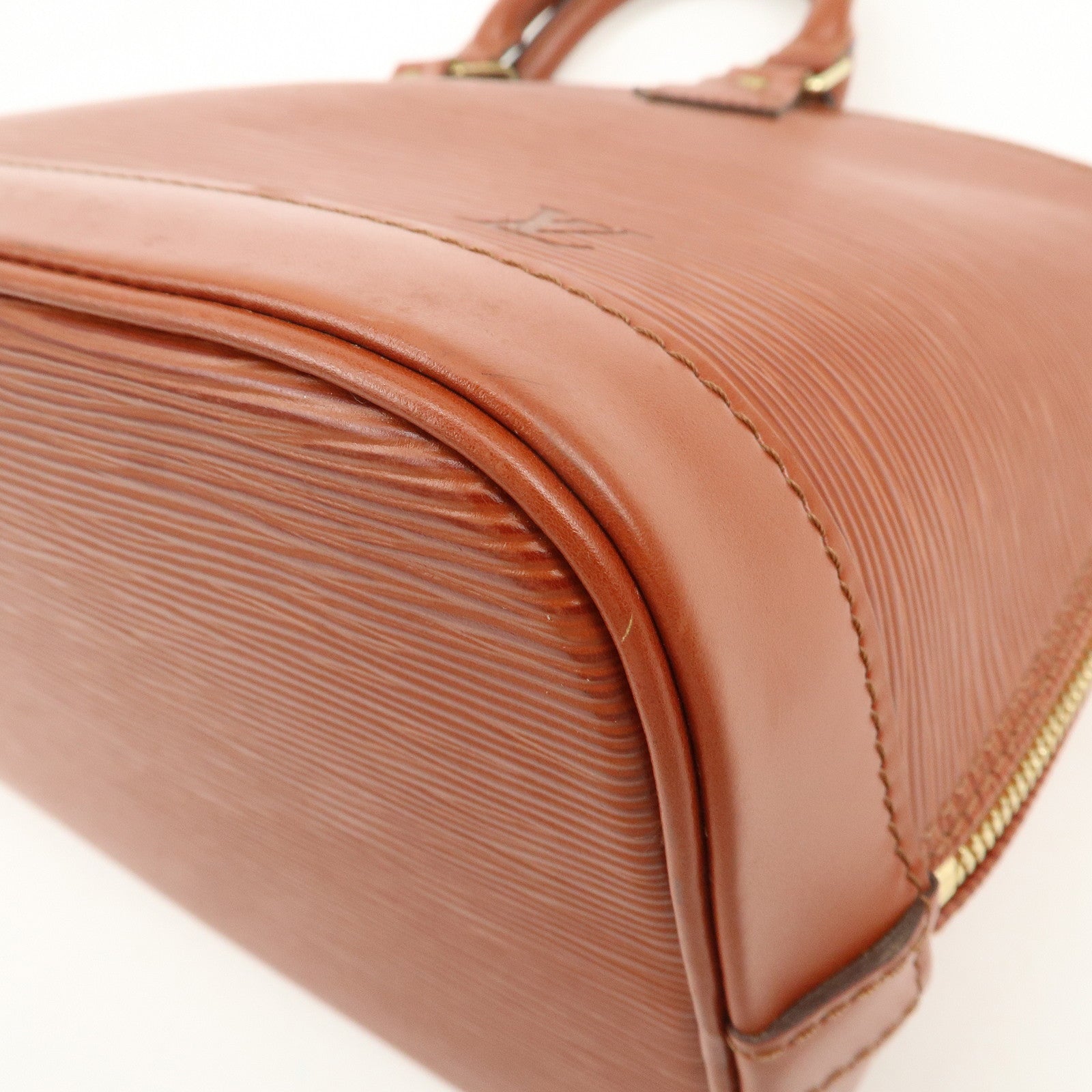 Louis Vuitton Epi Leather Alma PM Hand Bag Kenya Brown M52143