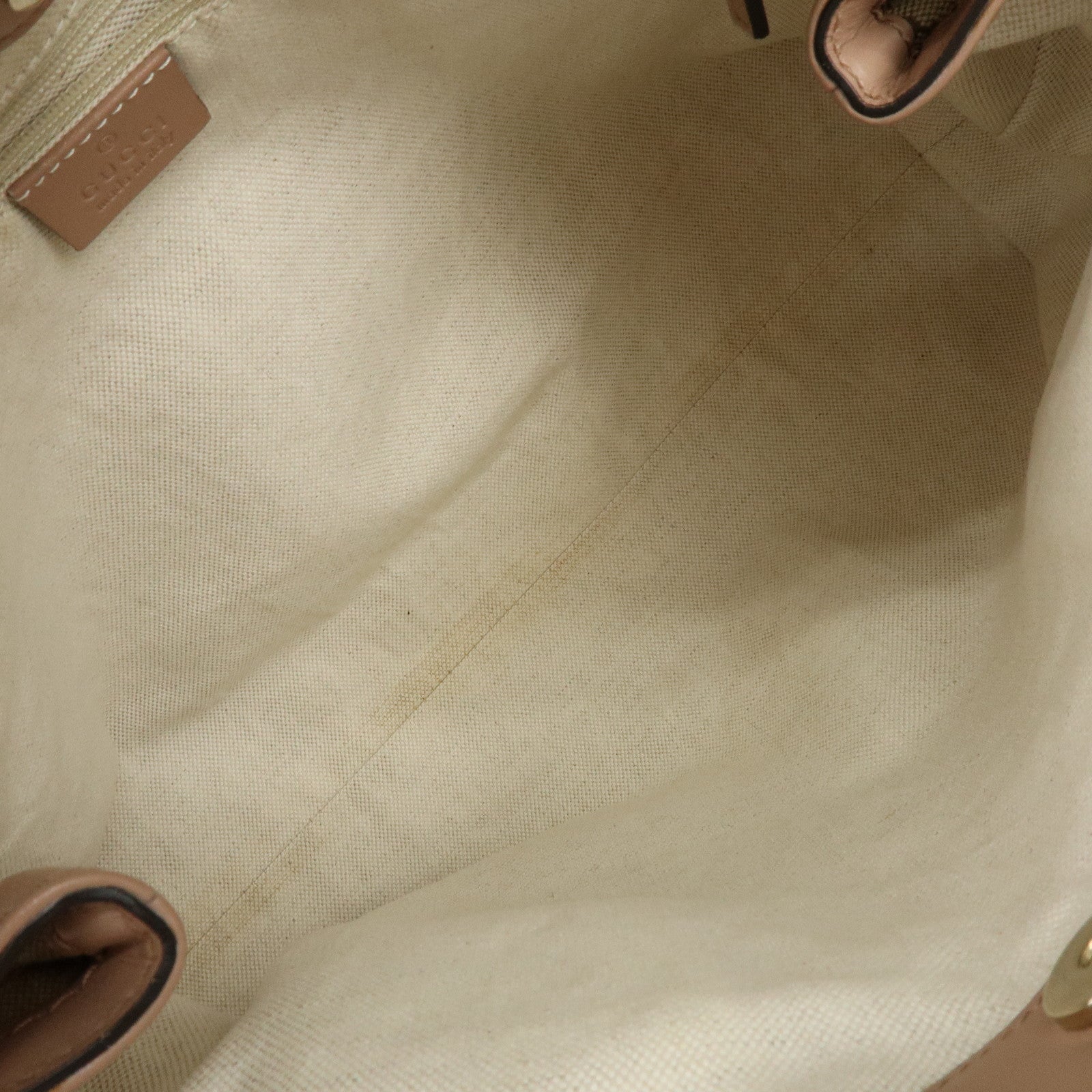 GUCCI Sukey GG Canvas Leather Tote Bag Hand Bag 211944 Authentic Used F/S