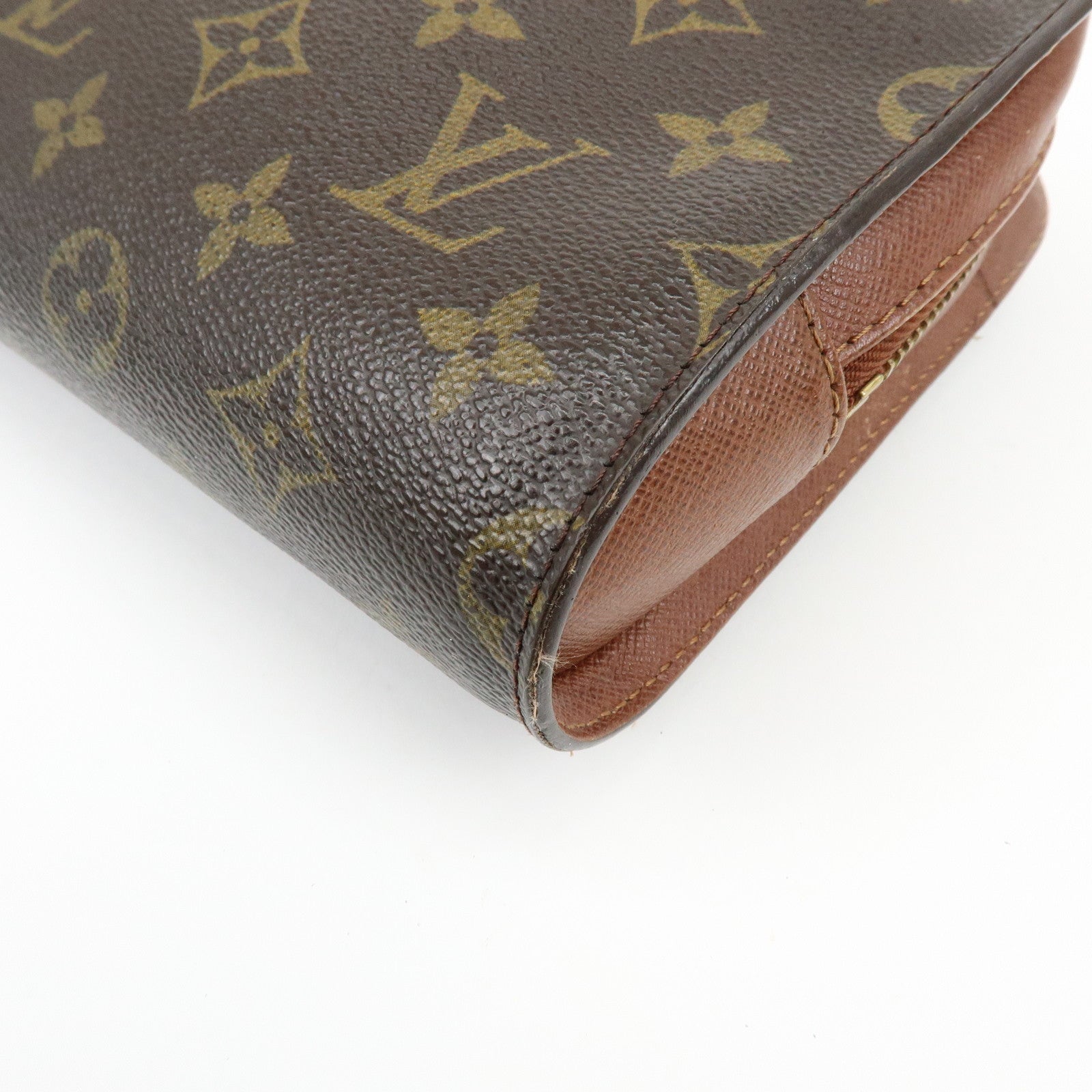 Louis Vuitton Monogram Orsay Clutch Bag Pouch Brown M51790