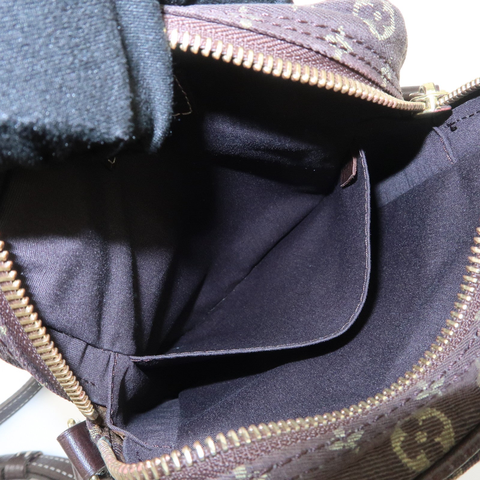 Louis Vuitton Monogram Mini Lin Danube Shoulder Bag Brown M95228