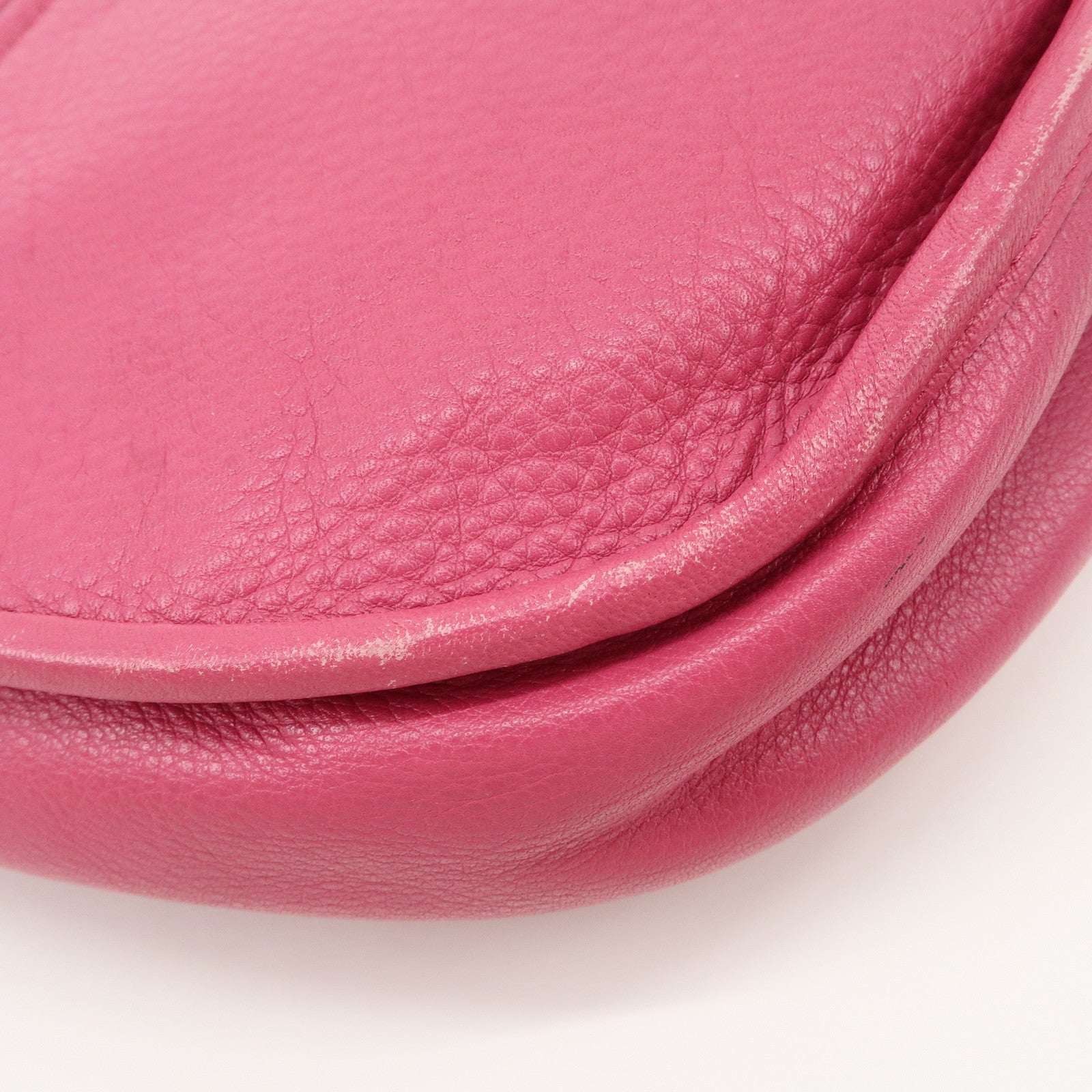 LOEWE Heritage Leather Shoulder Bag Crossbody Bag Pink