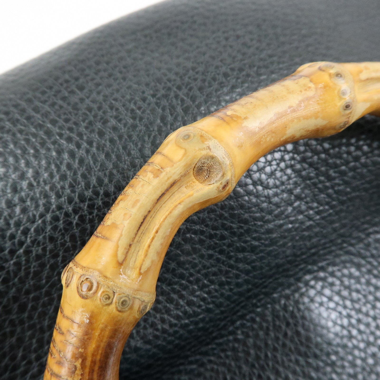 GUCCI Bamboo Shopper Medium Leather 2Way Hand Shoulder Bag 323660