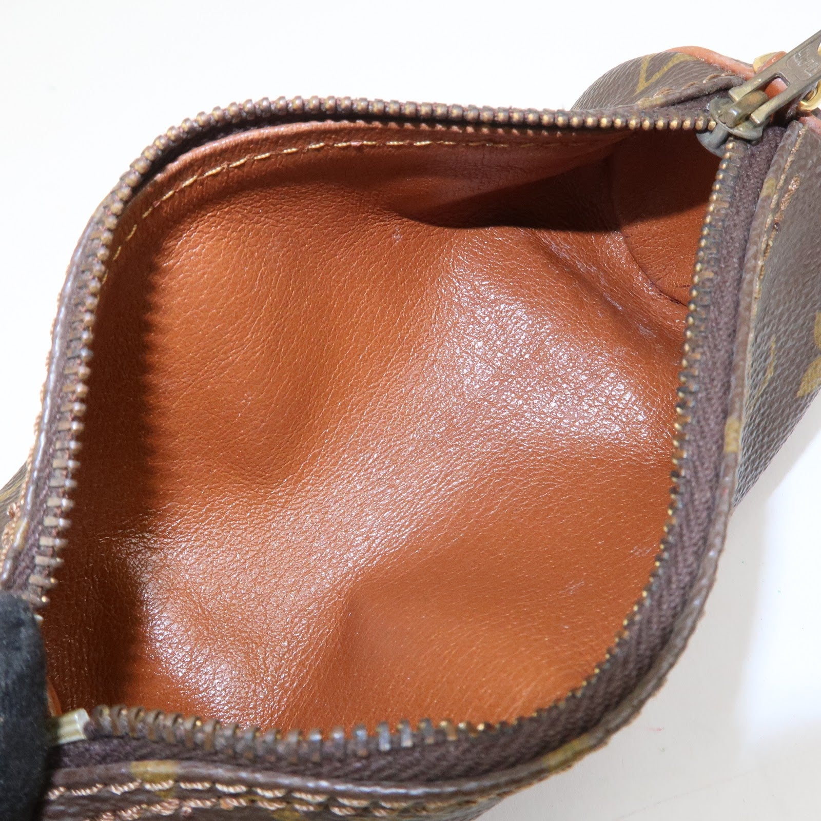 Louis Vuitton Monogram Mini Pouch for Papillon Bag Old Style Brown