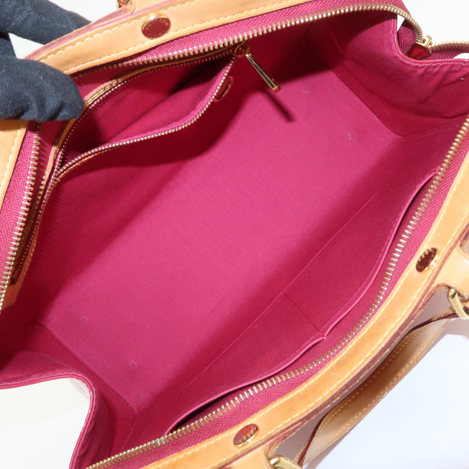 Louis Vuitton Vernis Brea MM 2Way Bag Hand Bag RoseIndien M91798
