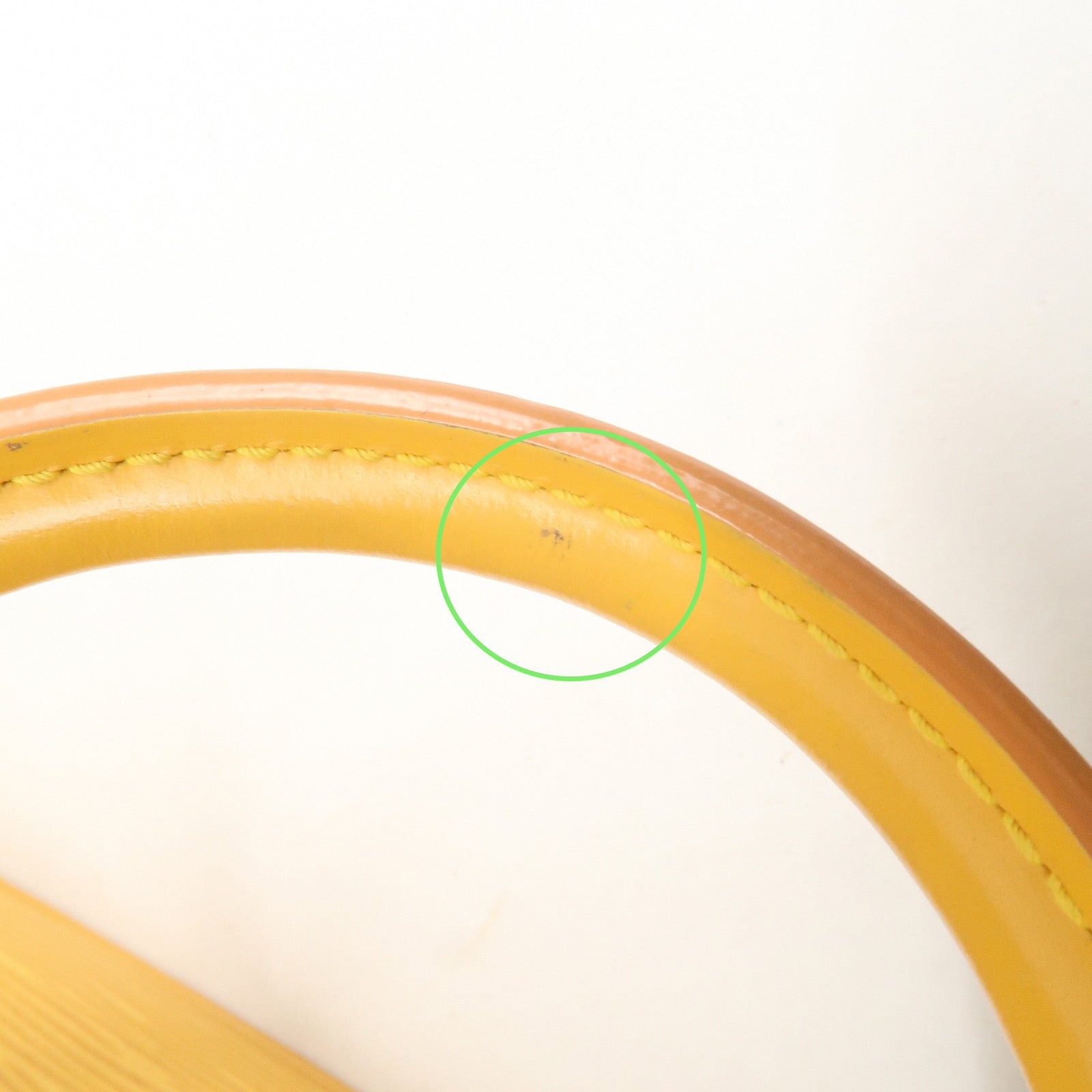 Louis Vuitton Epi Leather Jasmine Hand Bag Tassilli Yellow M52089