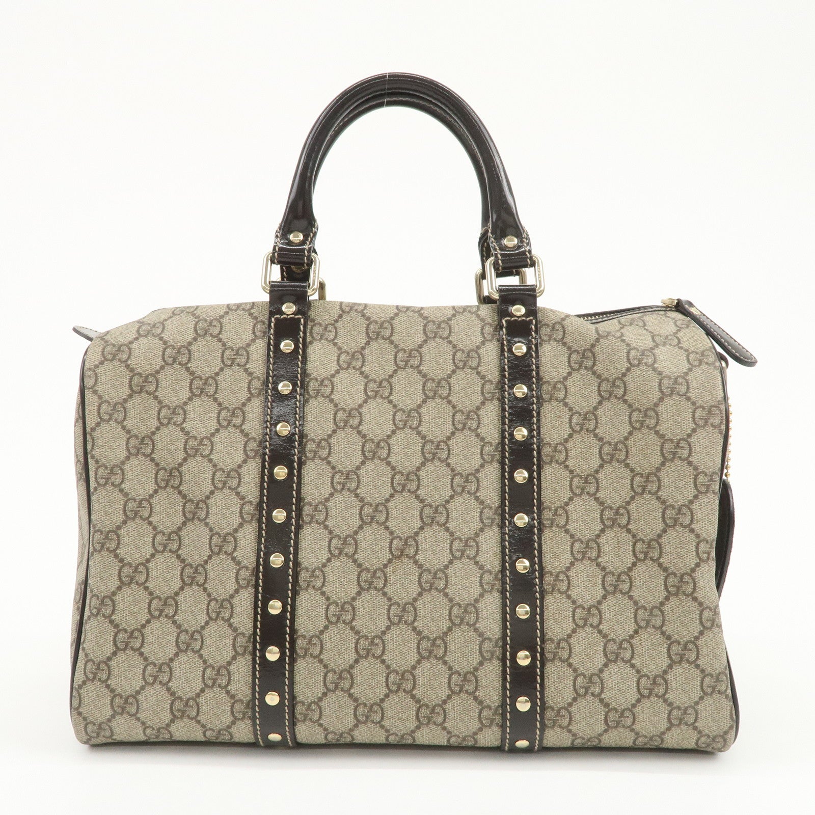 GUCCI GG Supreme Guccissima GG Plus Histoire Boston Bag 193603