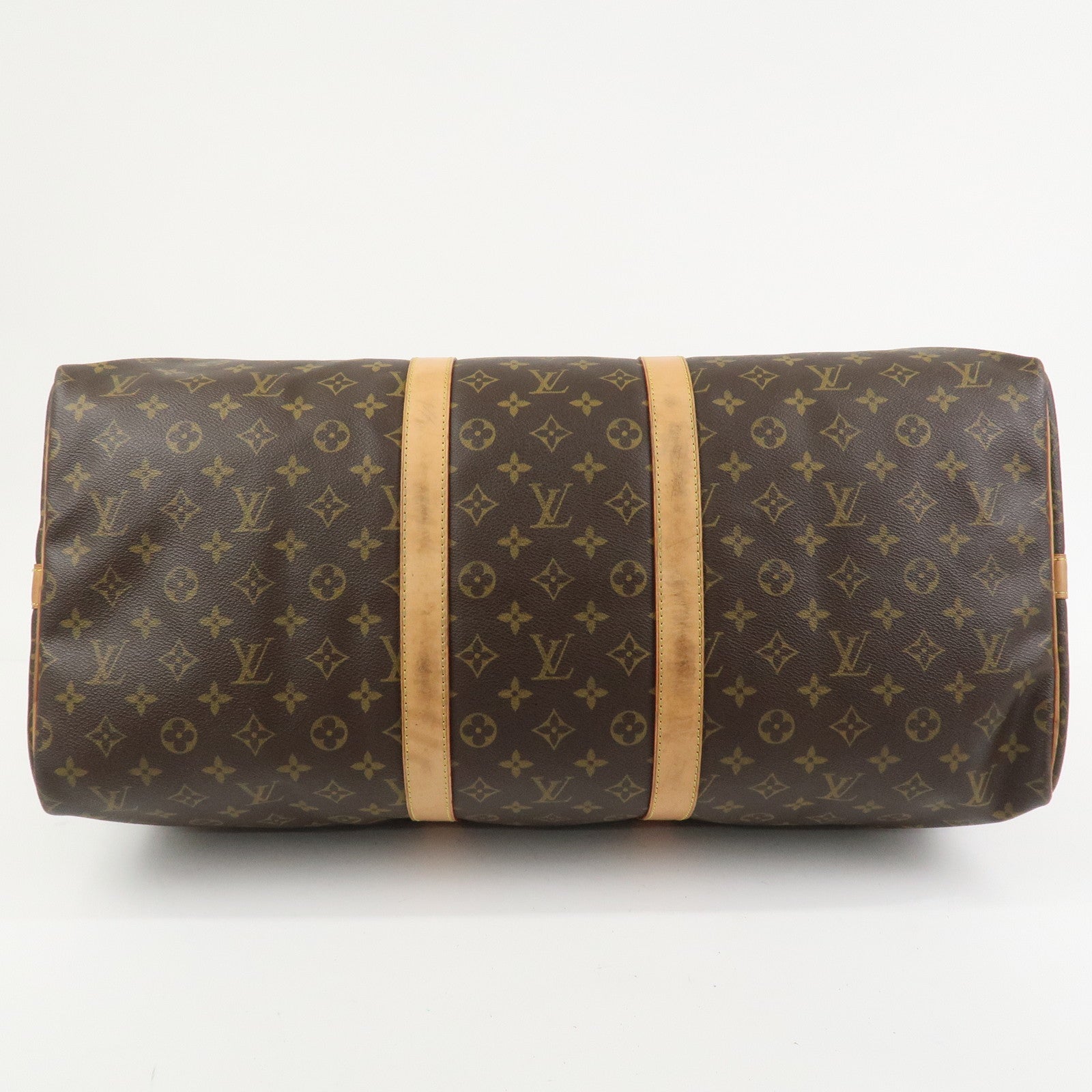 Louis Vuitton Monogram Keep All Bandouliere 55 Boston Bag M41414