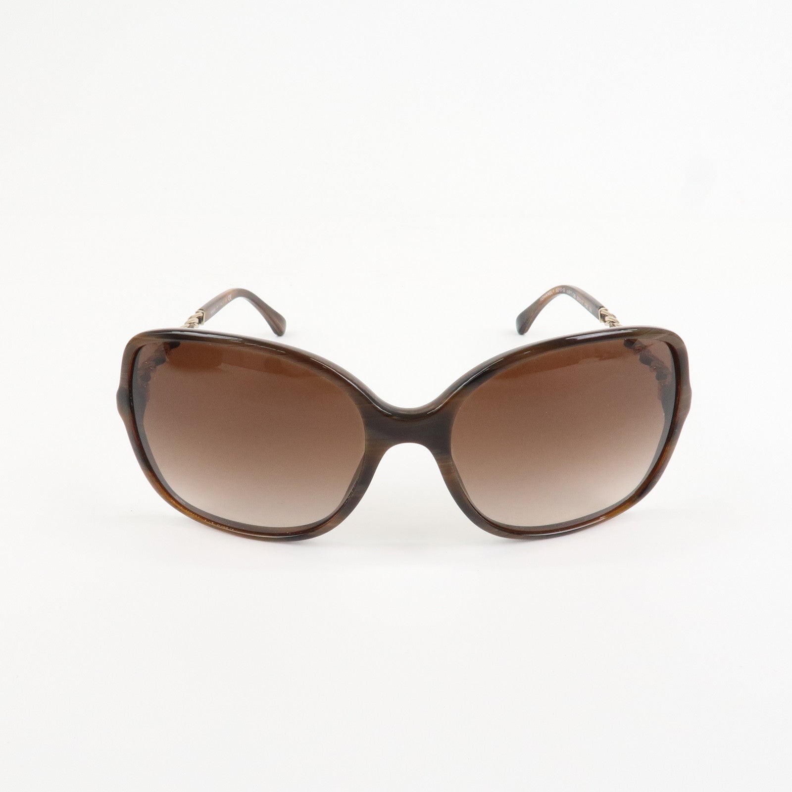 CHANEL COCO Mark Sunglasses c.617/3B 57□17 135 3N Brown 5210-Q