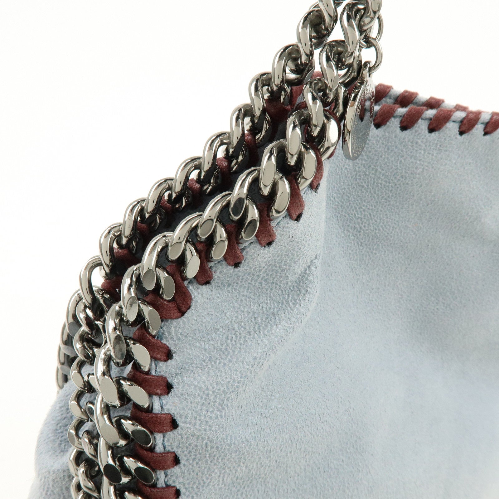 STELLA MCCARTNEY Falabella Tiny Faux Leather 2Way Bag Blue 371223