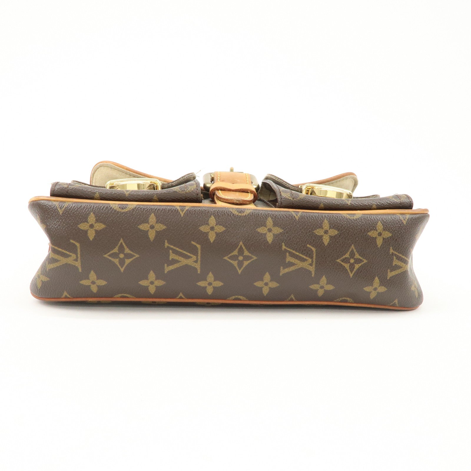 Louis Vuitton Monogram Hudson PM Shoulder Bag Brown M40047