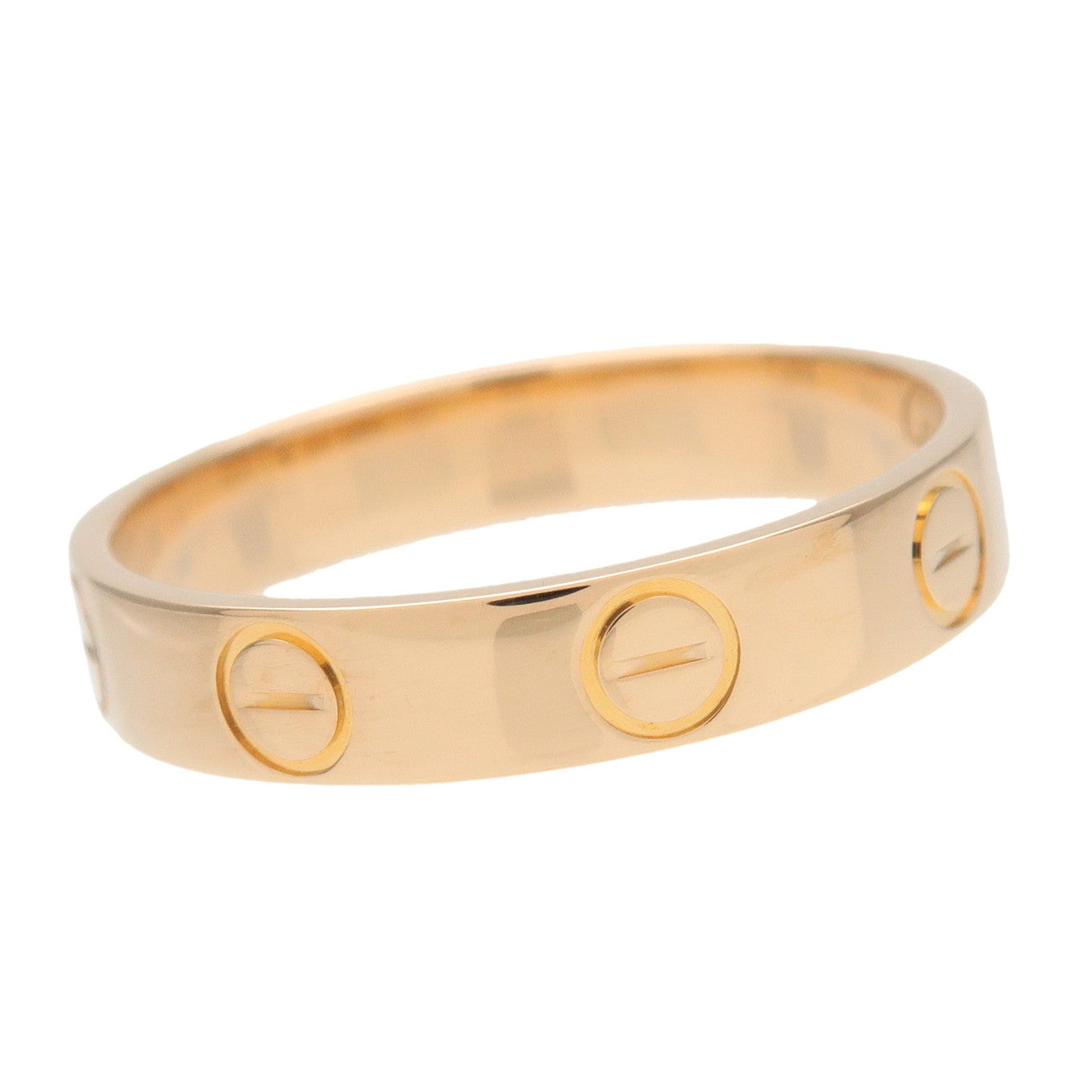 Cartier Mini Love Ring #50 K18 750YG Yellow Gold US5.5 EU50 HK11.5