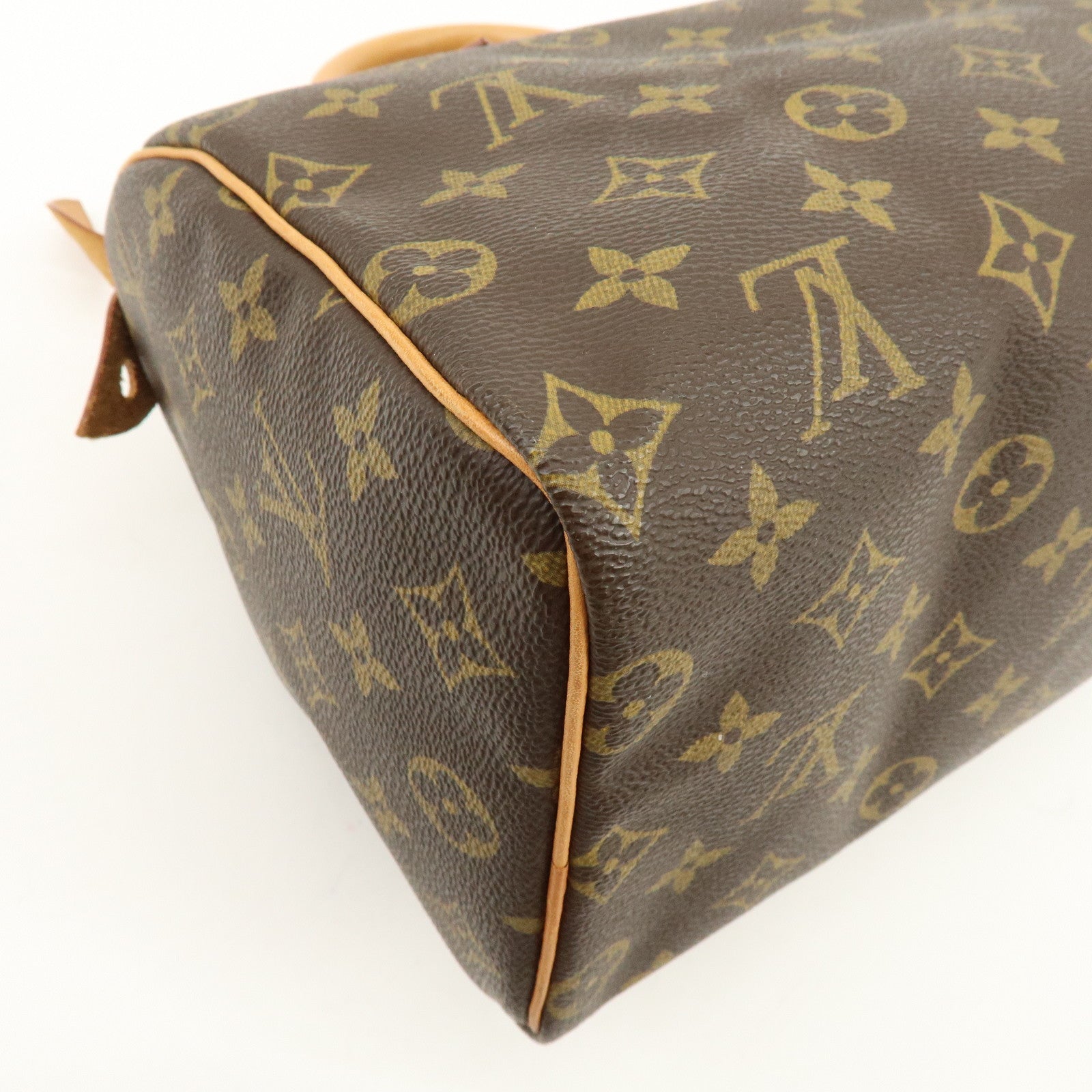 Louis Vuitton Monogram Speedy 25 Boston Bag Hand Bag Brown M41528