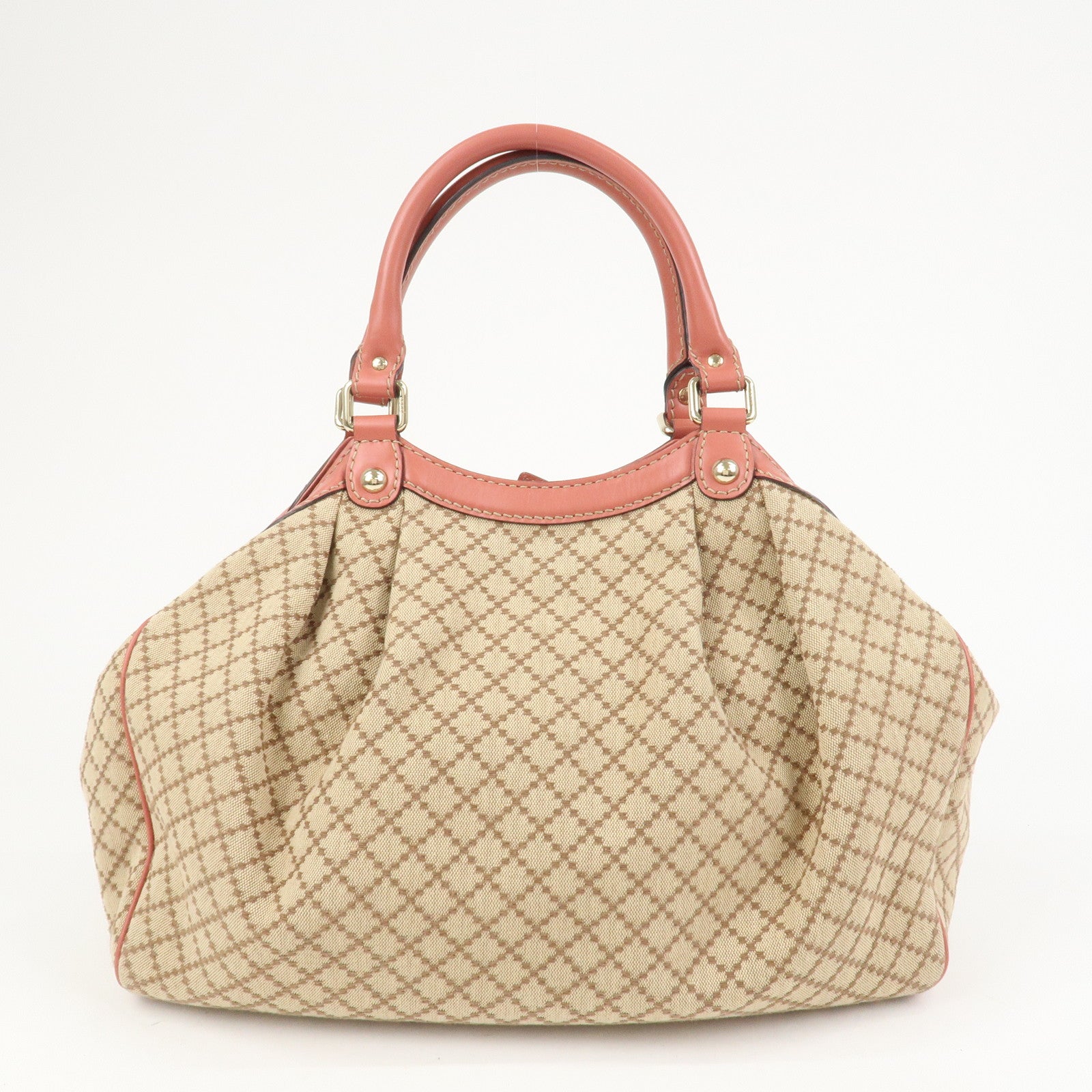 GUCCI Diamante Sukey Interlocking G Tote Bag Hand Bag 211944
