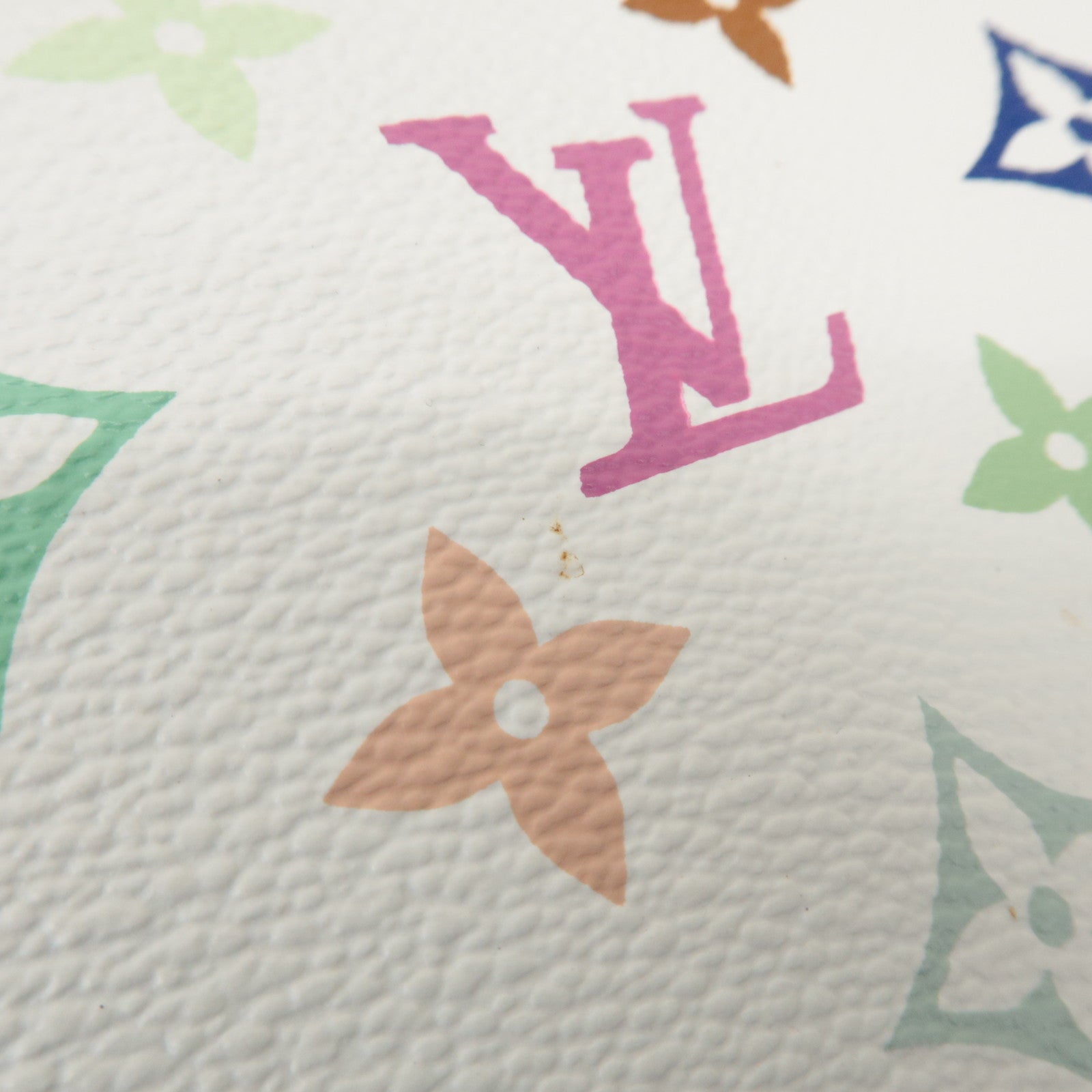 Louis Vuitton Monogram Multicolor Trouville Hand Bag Blanc M92663 Used