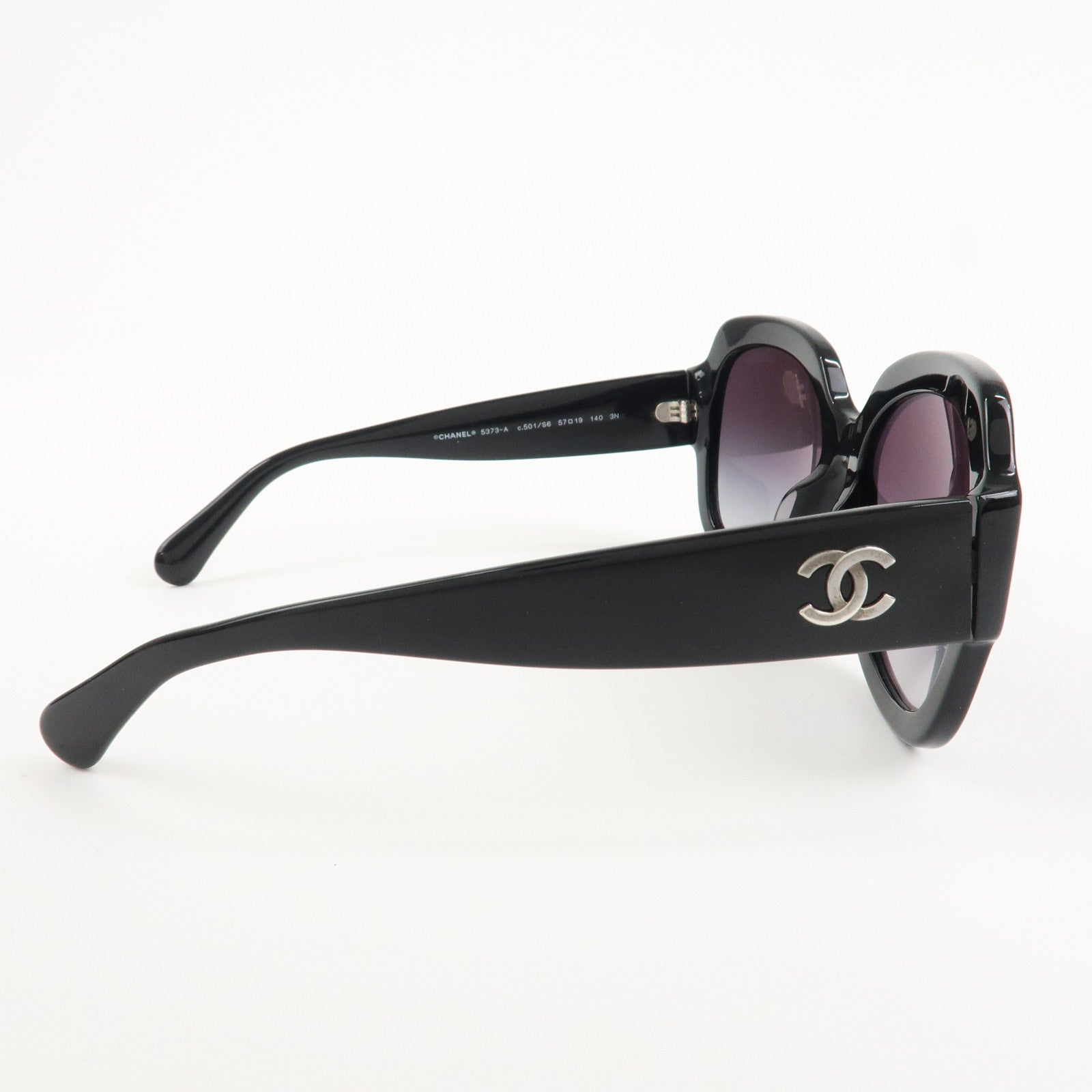 CHANEL COCO Mark Plastic Sunglasses 5373-A c.501/S6 57□19 140 3N