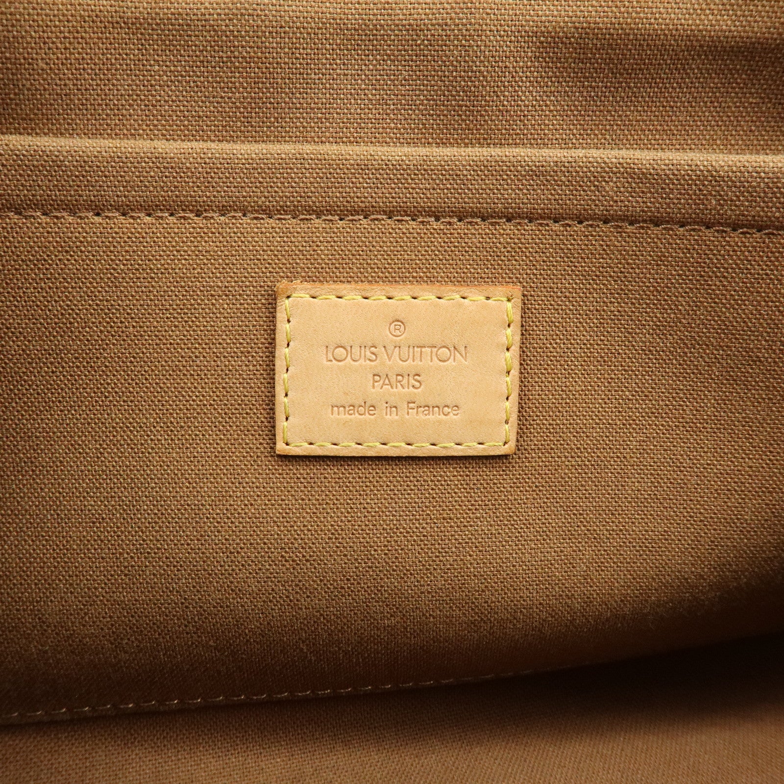 Louis Vuitton Monogram Canvas Popincourt Hand Bag Brown M40009