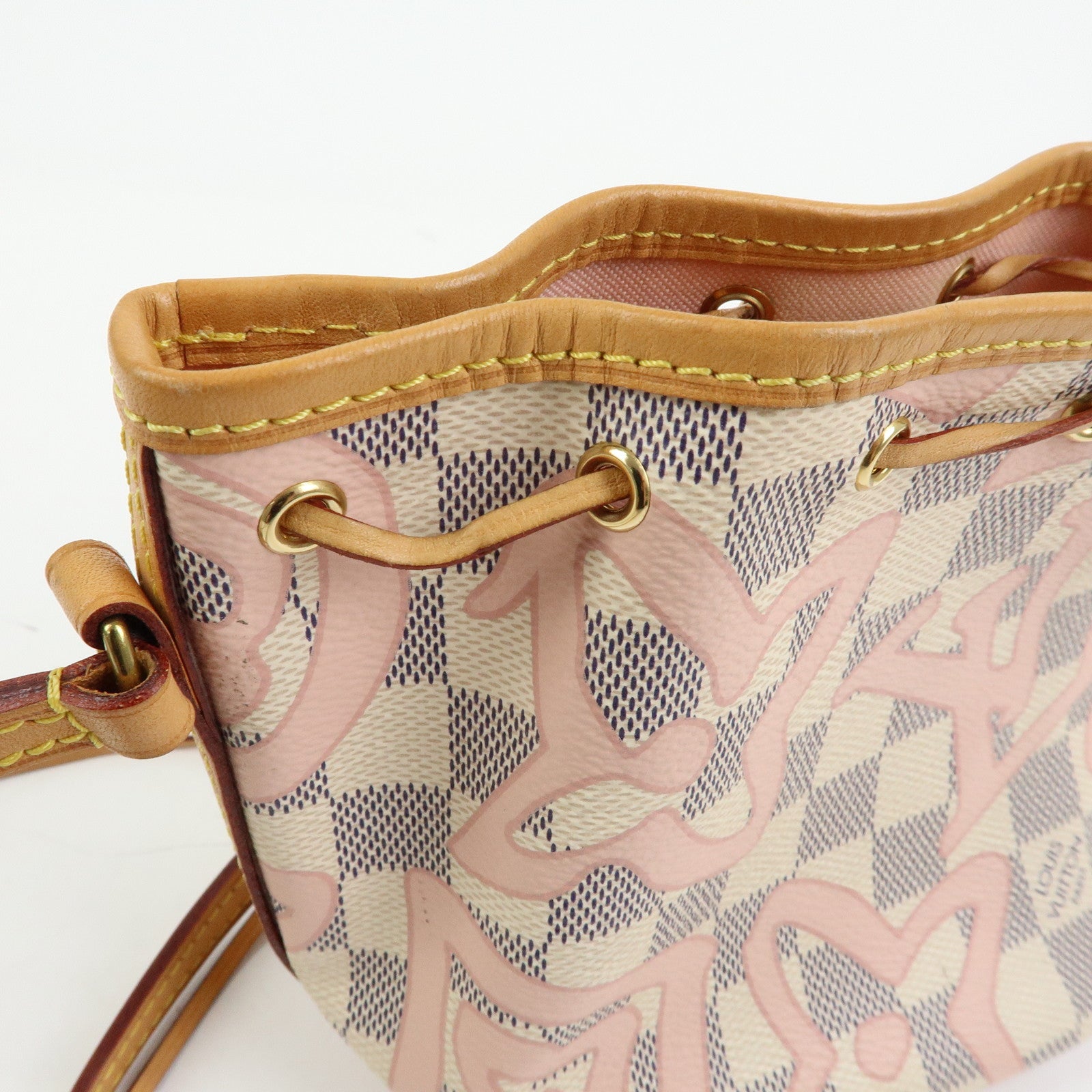 Louis Vuitton Damier Azur Tahiti Nano Noe Shoulder Bag N60052
