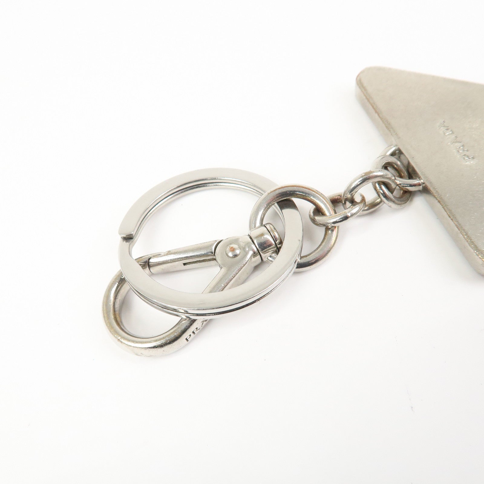 PRADA Saffiano Leather Metal Set of Key Chain 1TL126/2PP080