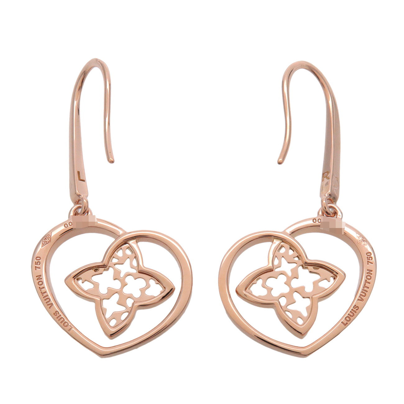 Louis Vuitton Boucles d’Oreilles Coeur Earrings Heart 750PG Q96121
